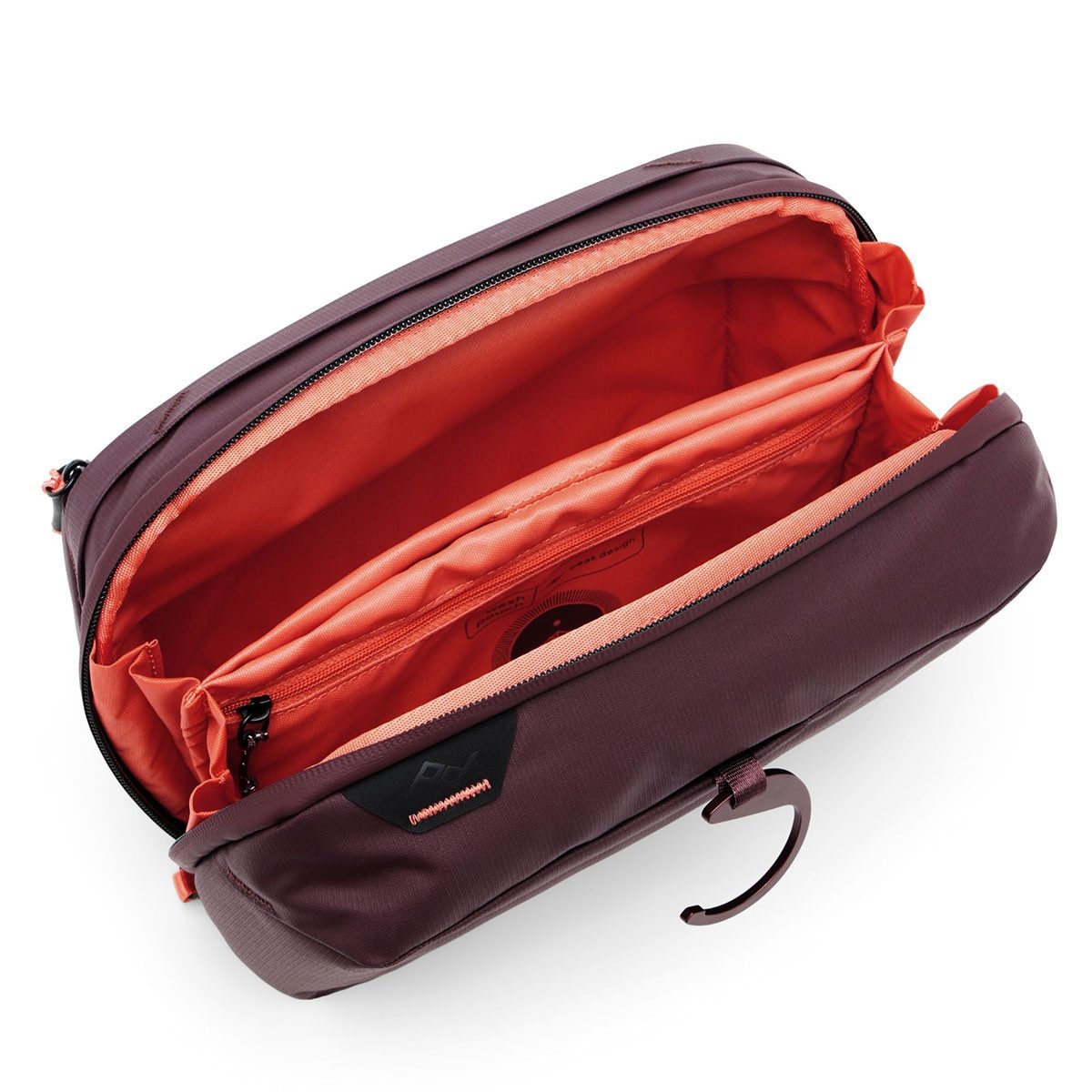 Peak Design Rucksack Wash Pouch Waschtasche - Eclipse (Weinrot)