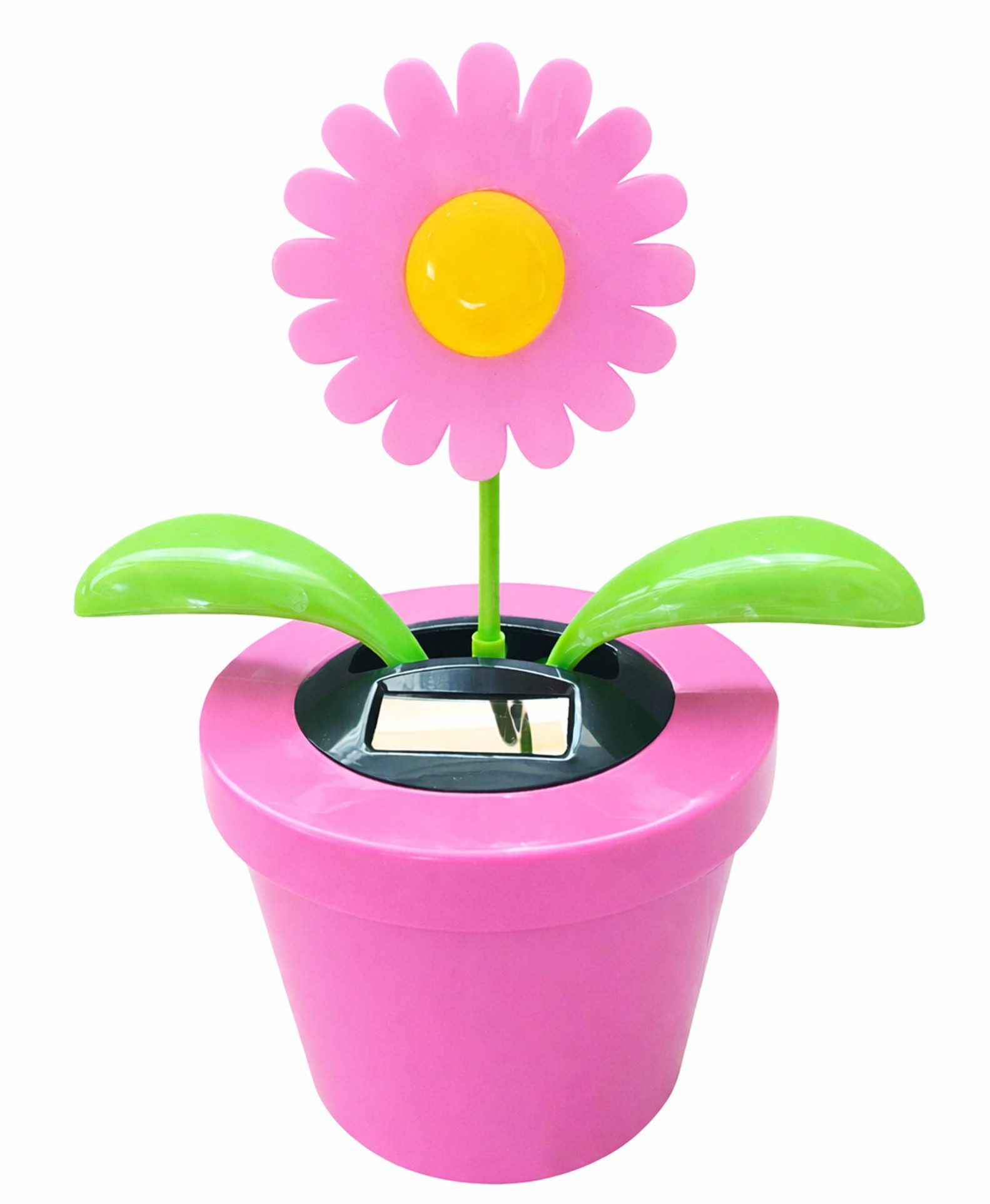 Ebaxx Dekofigur XXL 28 cm Wackelblume Wackelfigur Solar Blume Deko groß