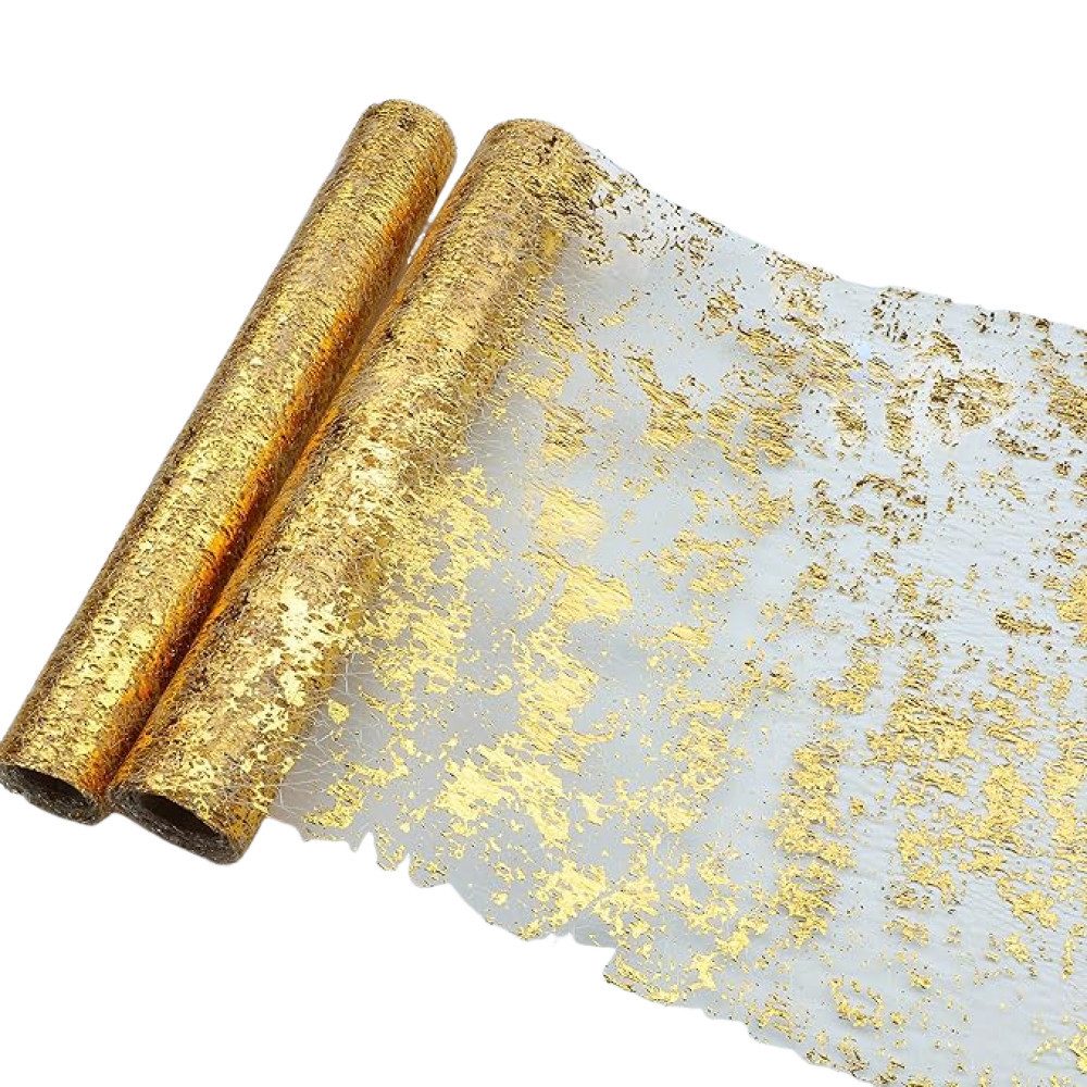 FELIXLEO Tischdecke 2 goldene Tischdecken mit Pailletten und Glitzerfolie, günstig online kaufen