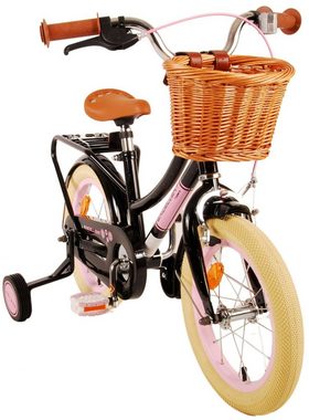 TPFSports Kinderfahrrad Volare Excellent 14 Zoll mit Rücktritt + Handbremse, 1 Gang, (Mädchen Fahrrad - Rutschfeste Sicherheitsgriffe), Kinder Fahrrad 14 Zoll mit Stützräder Laufrad Mädchen Kinderrad