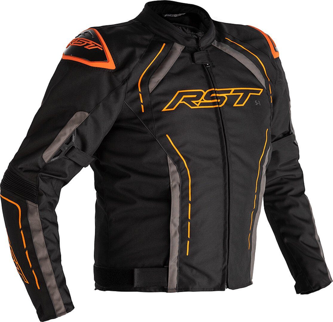 RST Motorradjacke S-1 Motorrad Textiljacke herausnehmbares Innenfutter