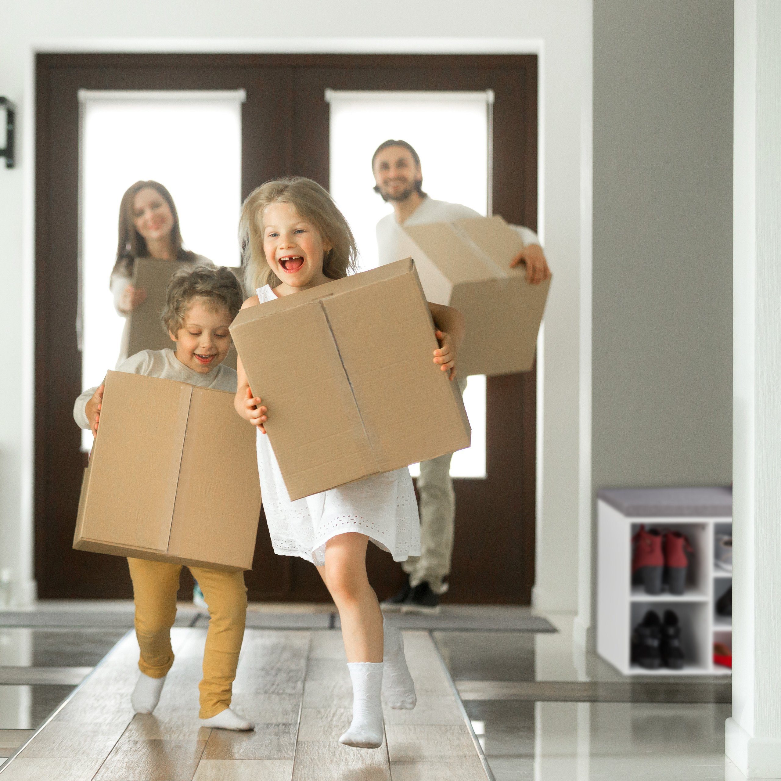 relaxdays Schuhbank Weiße Schuhbank mit 10 Fächern