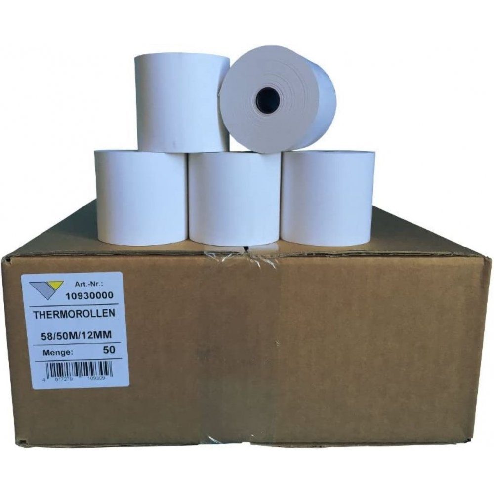 Veith Druckerpapier - THERMOROLLE - BPA-FREI - ca. 50 m - weiß