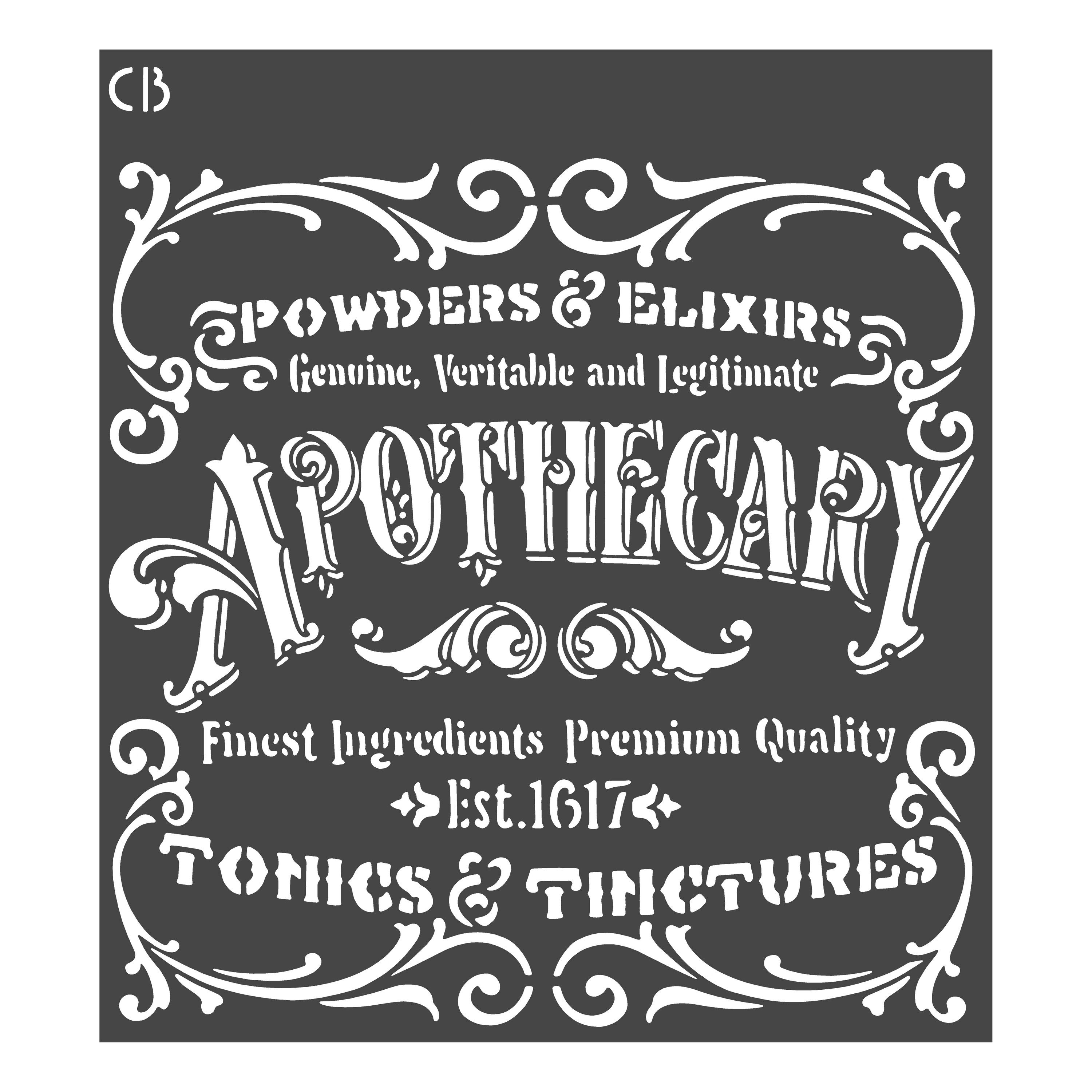 Ciao Bella Malschablone Wizard Academy, 24 cm x 22 cm