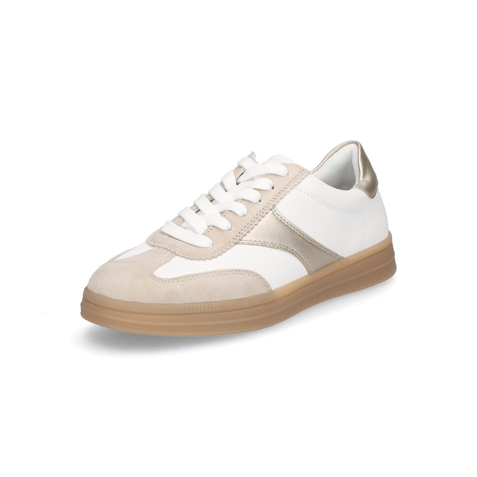 Remonte Remonte Damen Sneaker weiß gold Sneaker günstig online kaufen