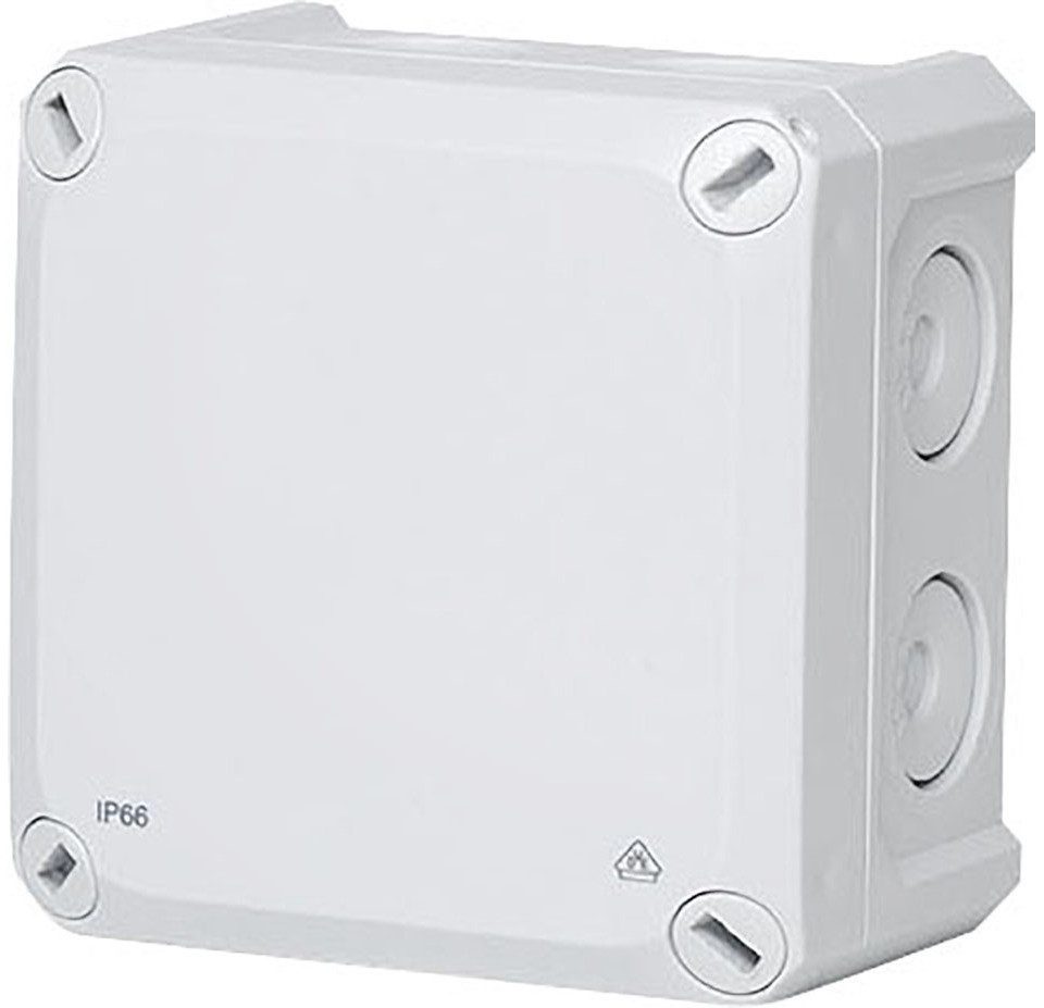 F-Tronic Gips-Kalk-Putz Abzweigkasten Aufputz IP66 mit Klemmleiste