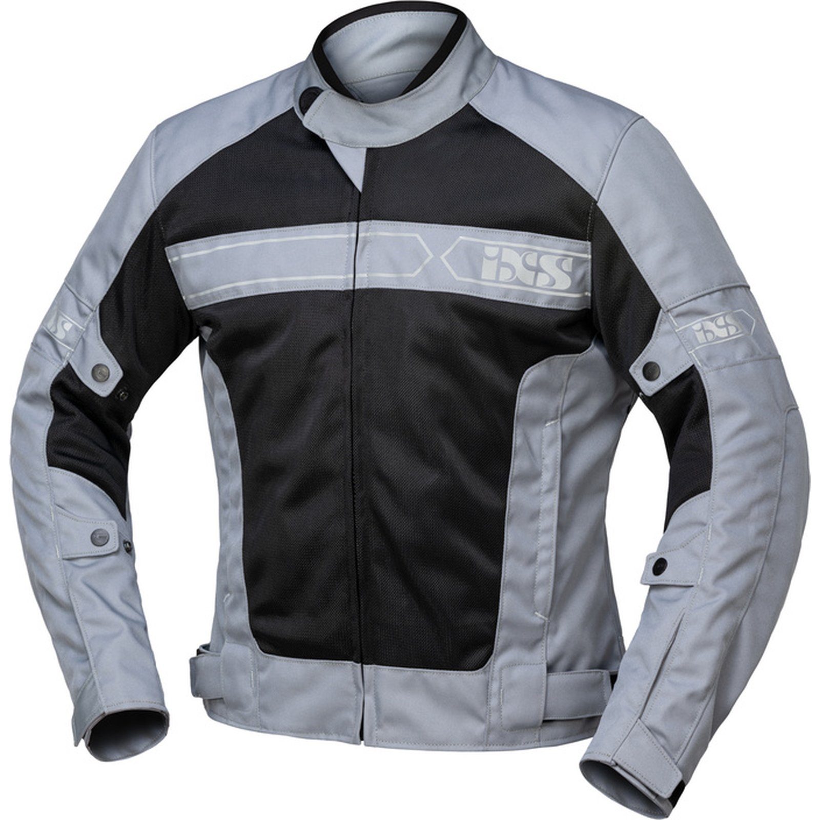 IXS Motorradjacke iXS Classic Evo-Air Meshjacke grau / schwarz