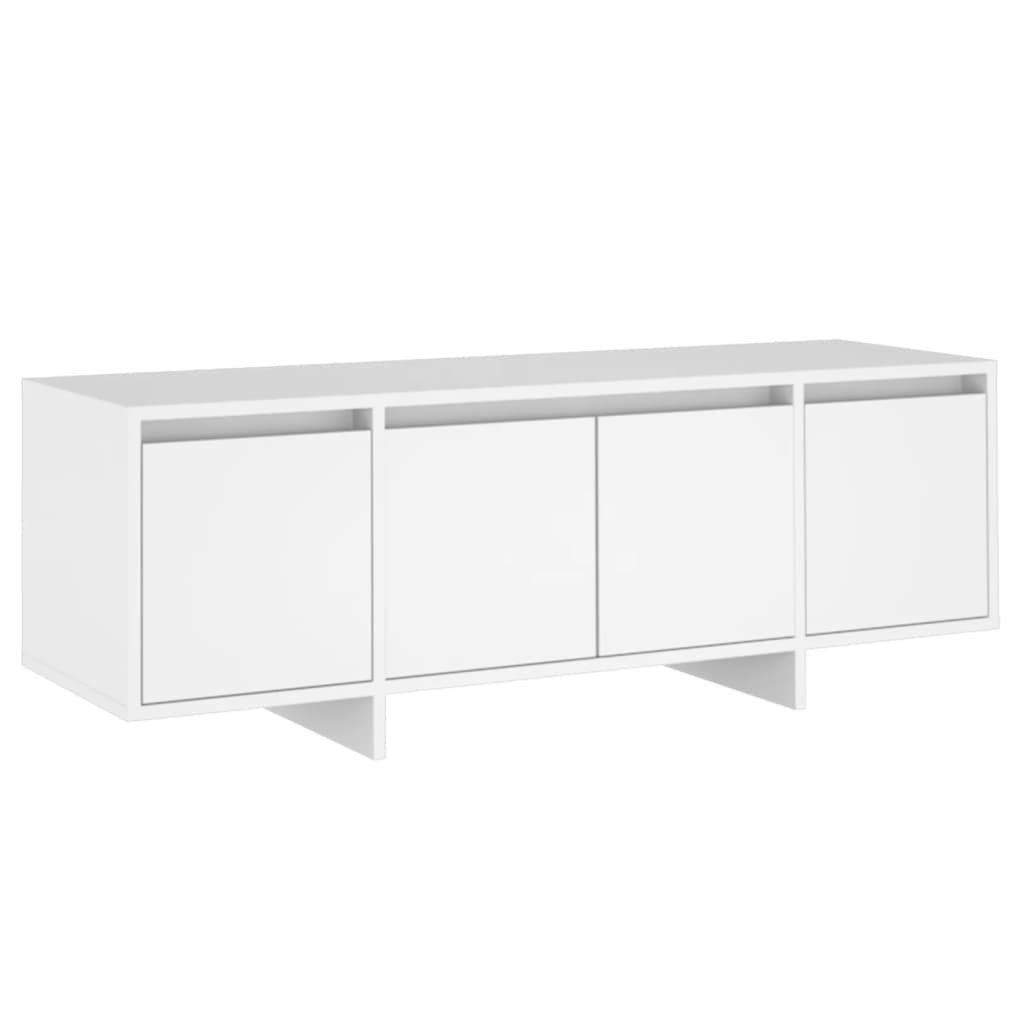 Weiß TV-Schrank cm Holzwerkstoff 120x30x40,5 furnicato