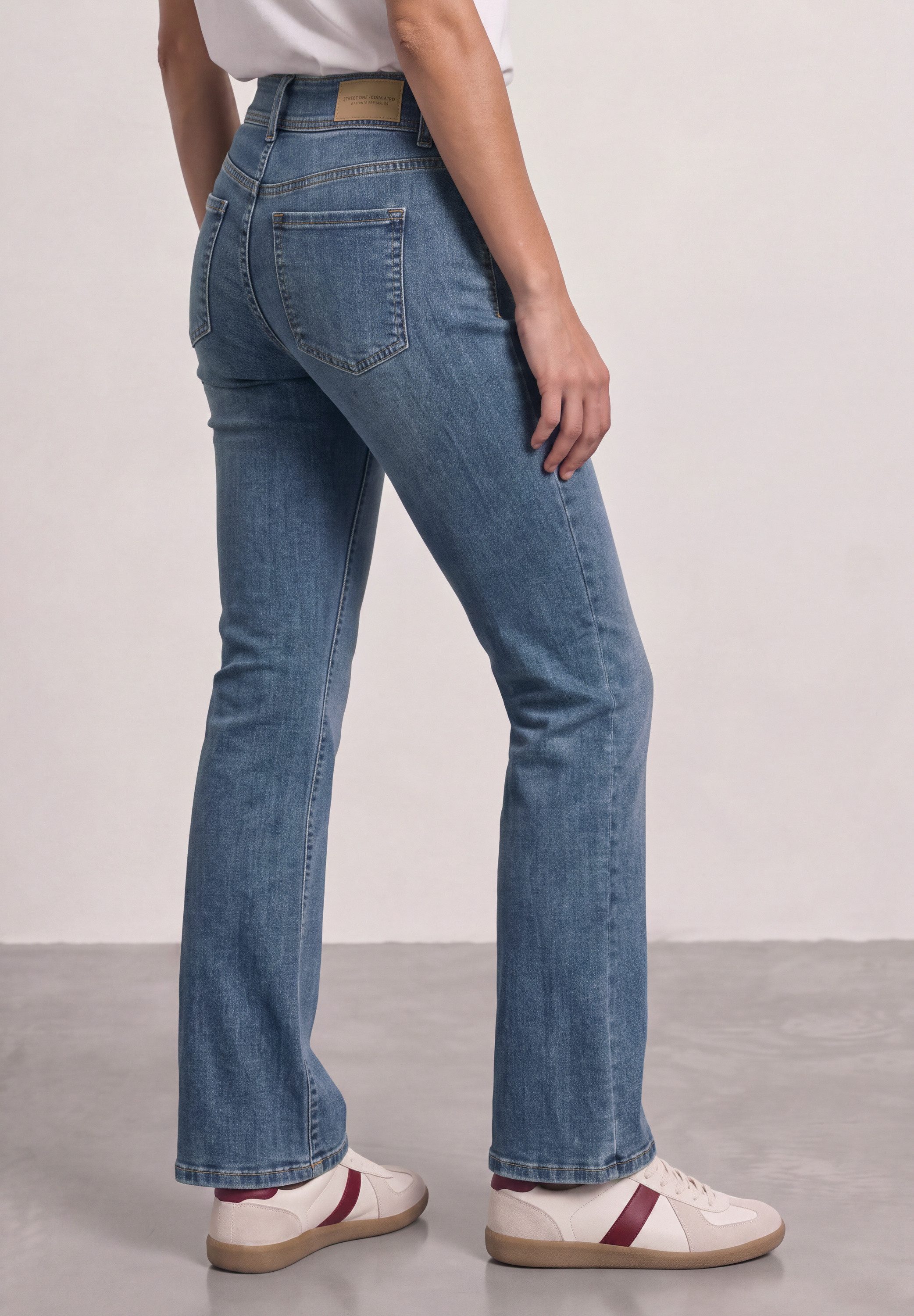 STREET ONE Slim-fit-Jeans High Waist
