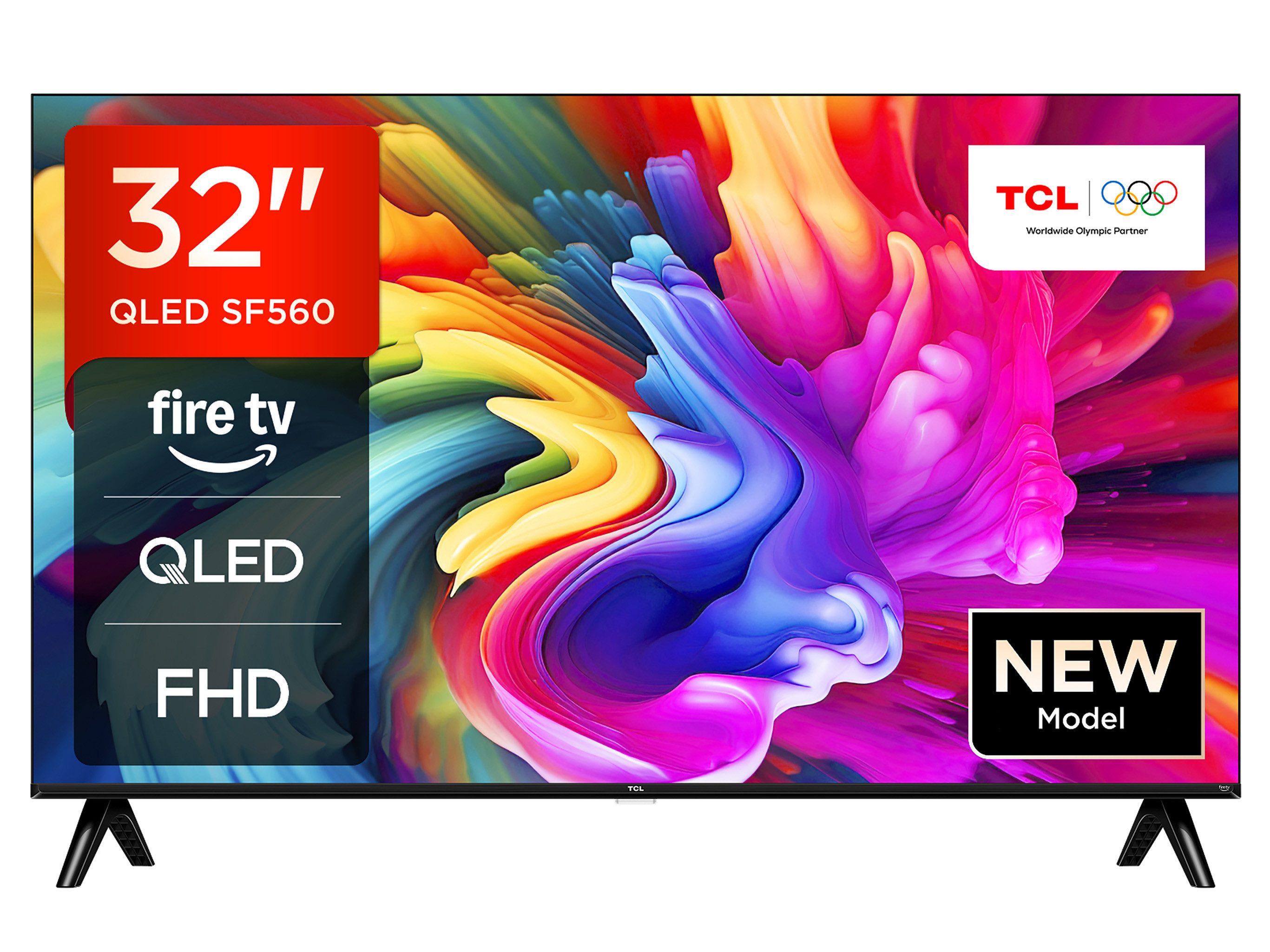 TCL 32SF560 QLED-Fernseher (80 cm/32 Zoll, Full HD, Fire TV, Fire TV / Smart TV, HDR, Alexa, Triple-Tuner)