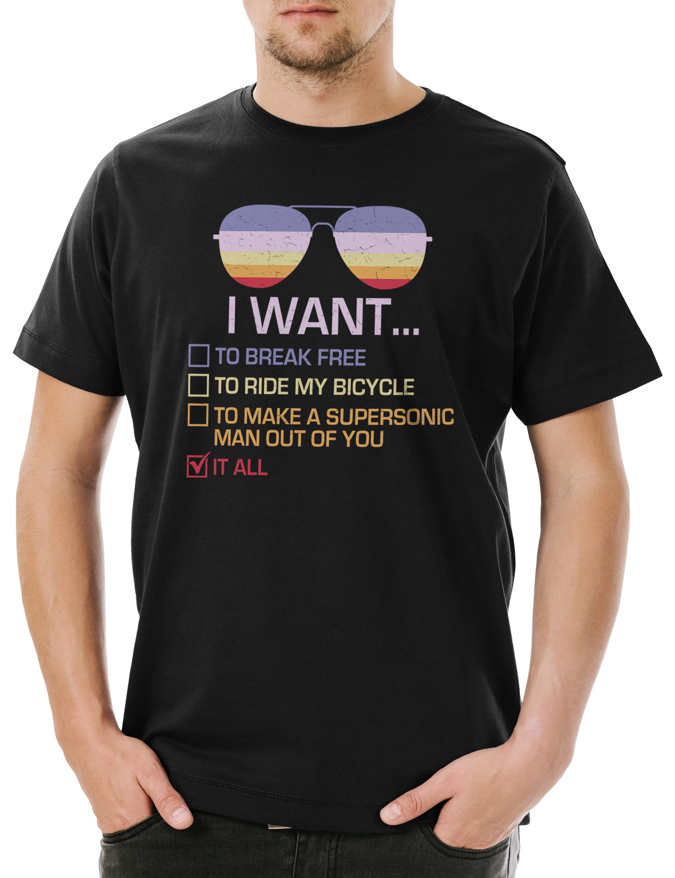 Urban Backwoods Print-Shirt I Want To günstig online kaufen