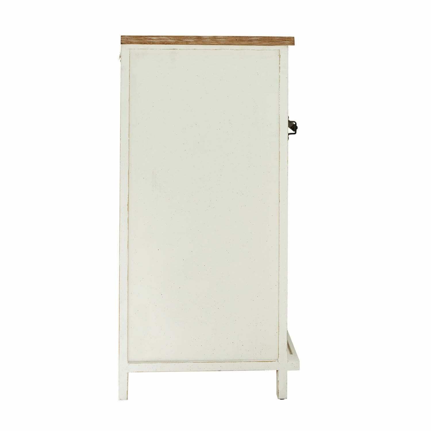 Mirabeau Kommode Kommode Jolietique weiß/braun/schwarz