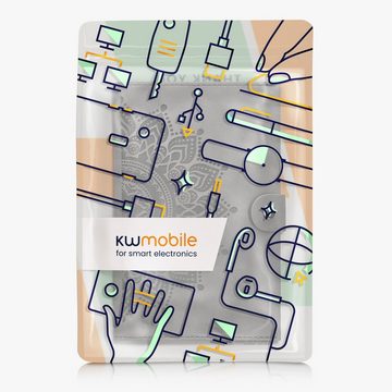 kwmobile Mutterpass-Hülle Hülle für den österreichischen Mutter-Kind-Pass mit extra Fächern, Mutterpass Cover aus Kunstleder in Nubuklederoptik