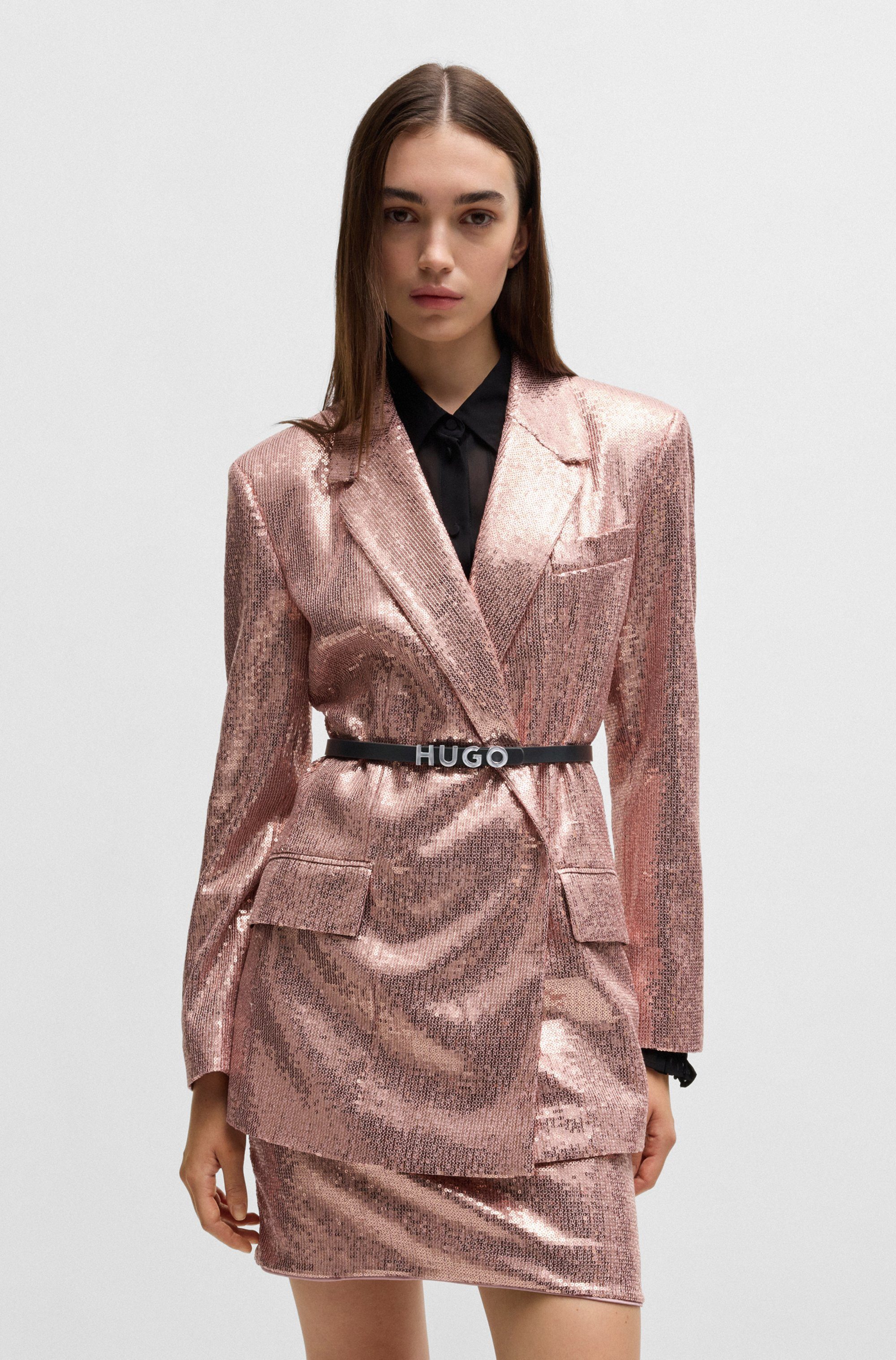 HUGO Ledergürtel Zula Belt 1,5cm Verschluss im HUGO Schriftzug günstig online kaufen