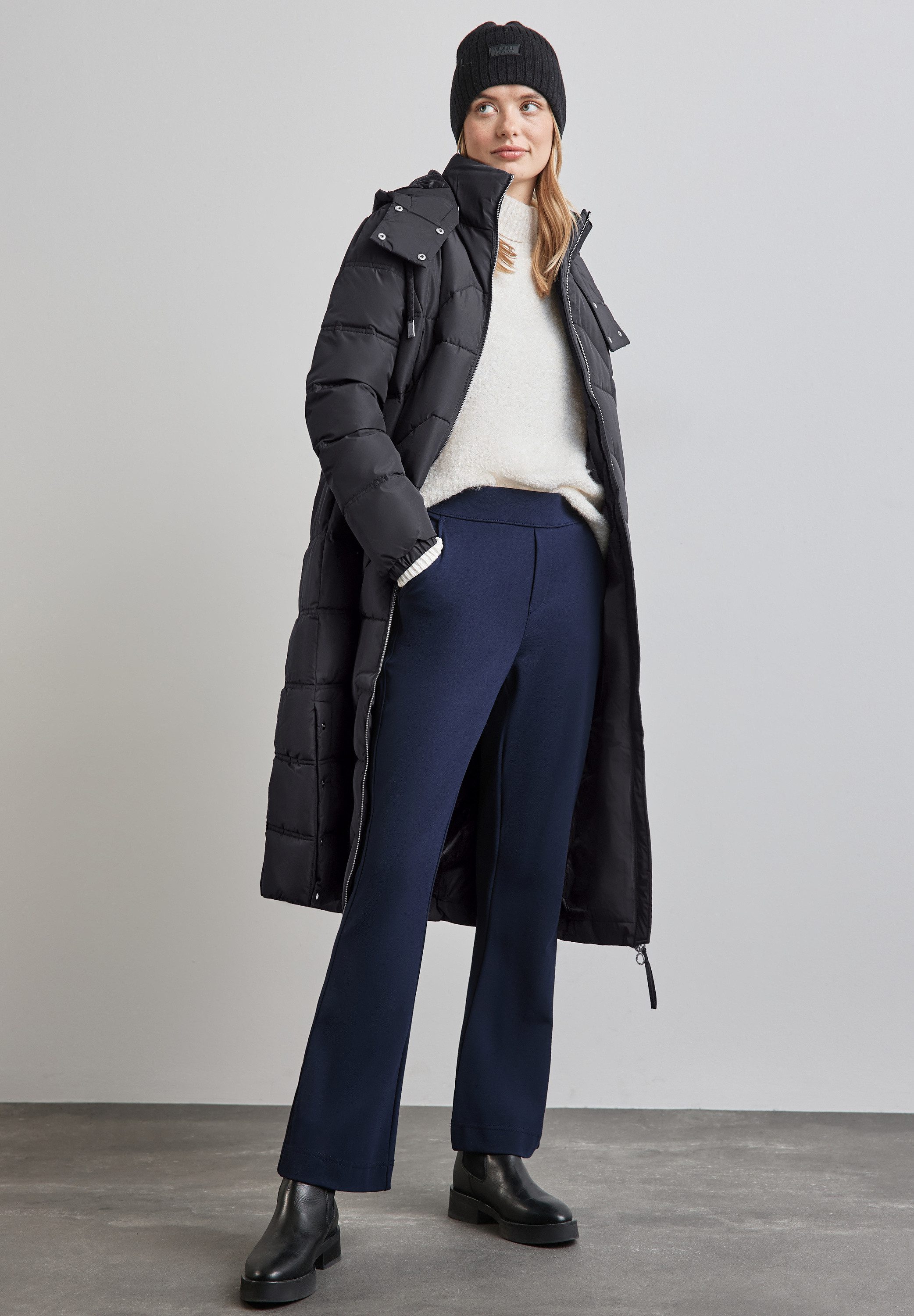 STREET ONE Steppjacke mit abnehmbarer Kapuze