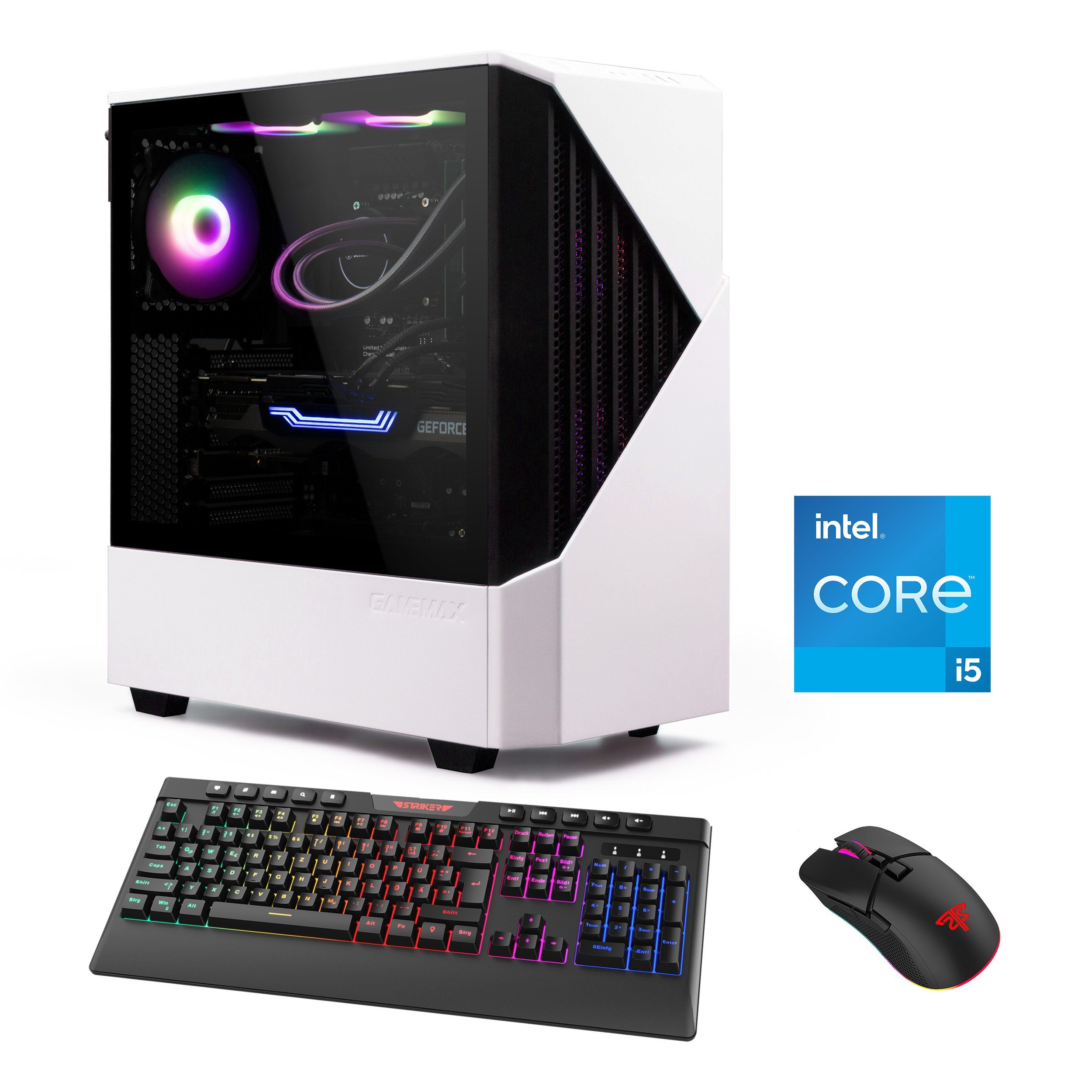 Hyrican Horizon 7129 Gaming-PC (Intel® Core i5 13400F, RTX 4060Ti, 16 GB RAM, 1000 GB SSD, Wasserkühlung, DDR5, Windows 11)