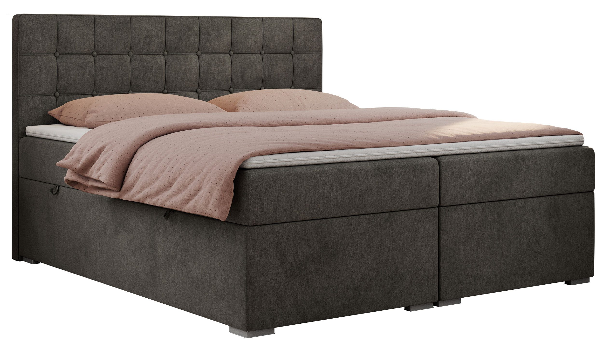 MKS MÖBEL Boxspringbett CARMEN (Set, Packung, günstig online kaufen
