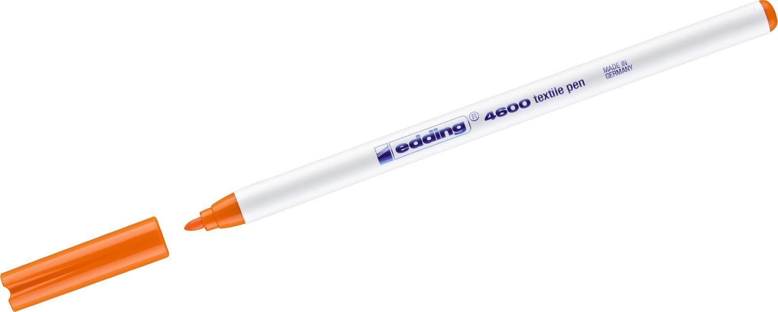 edding Filzstift Textilpen edding 4600 Rundspitze 1mm orange