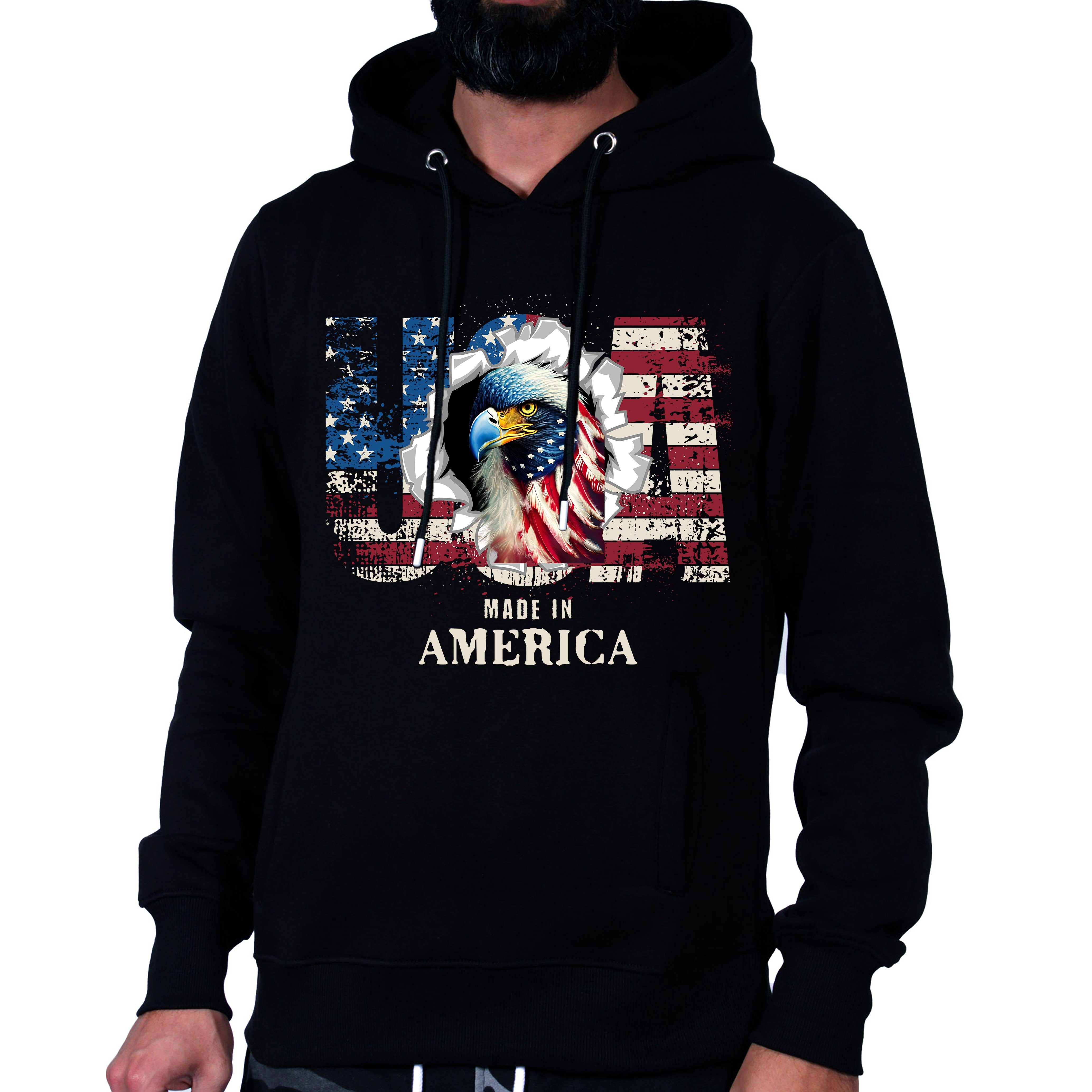 Banco Hoodie Kapuze Kapuzenpullover Pullover USA günstig online kaufen
