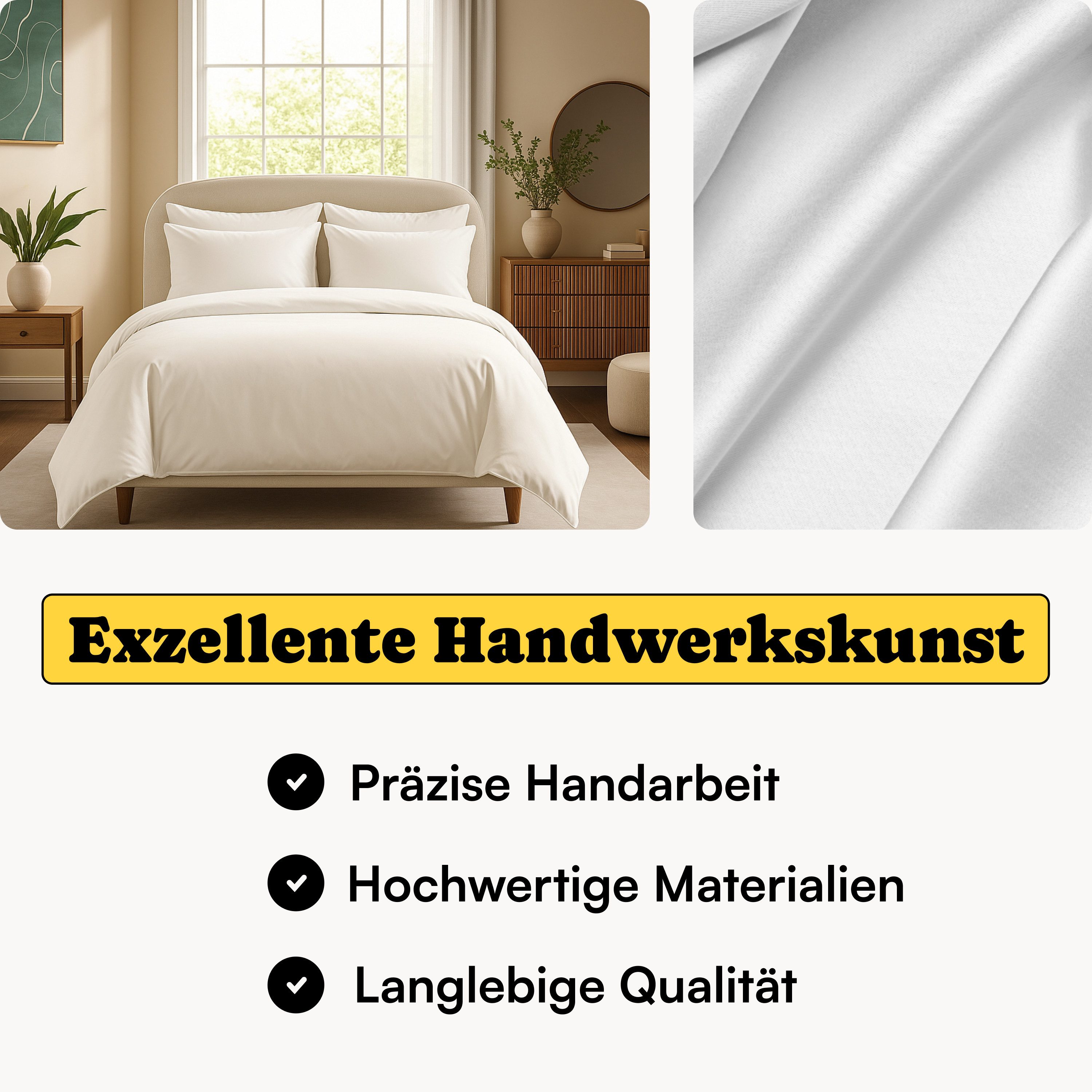 Seralino Spannbettlaken Mako Satin Spannbetttuch (100% günstig online kaufen