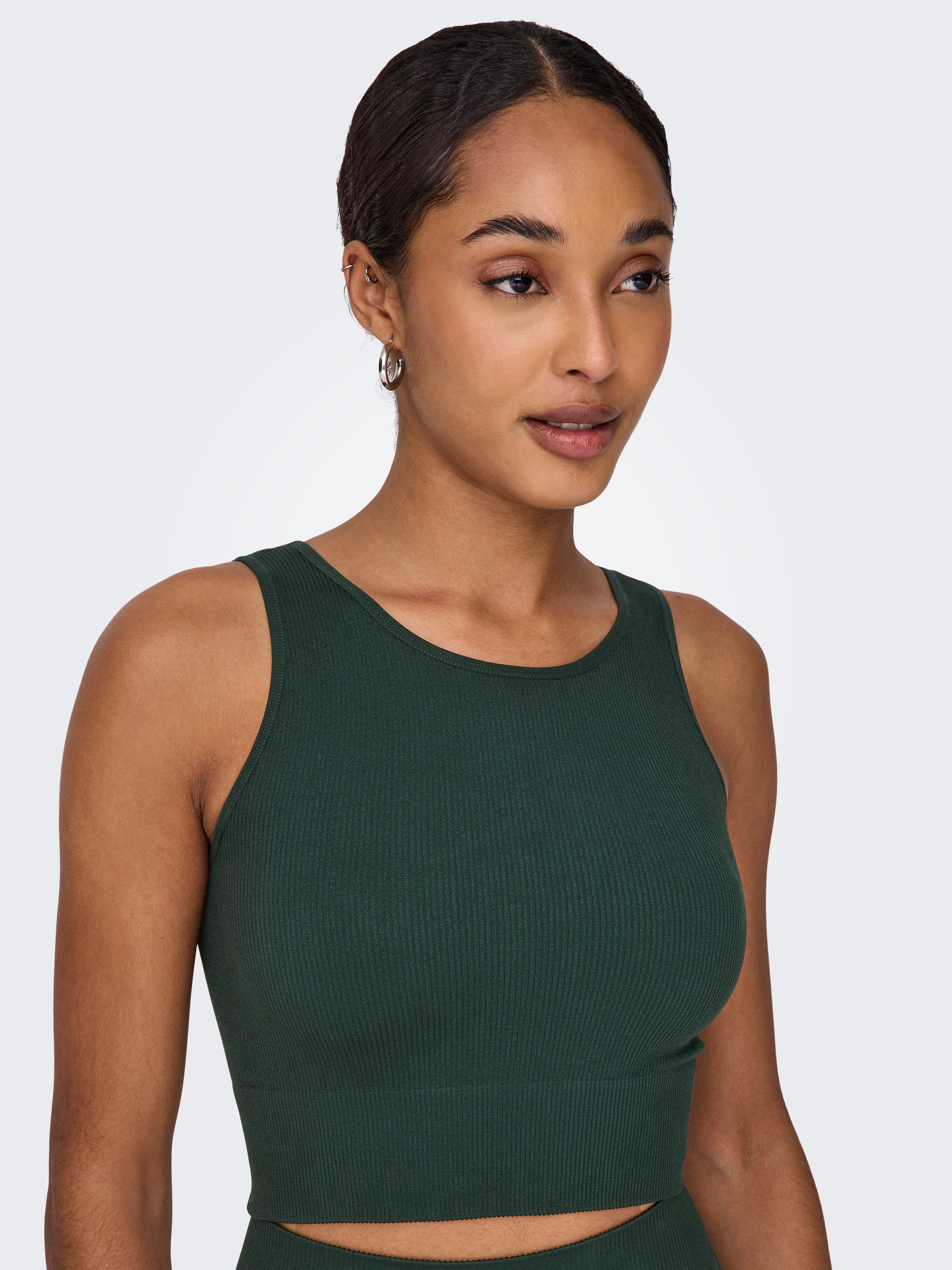 ONLY Play Trainingstop ONPJAIA LIFE Cropped Fit, in feiner Rippstruktur günstig online kaufen