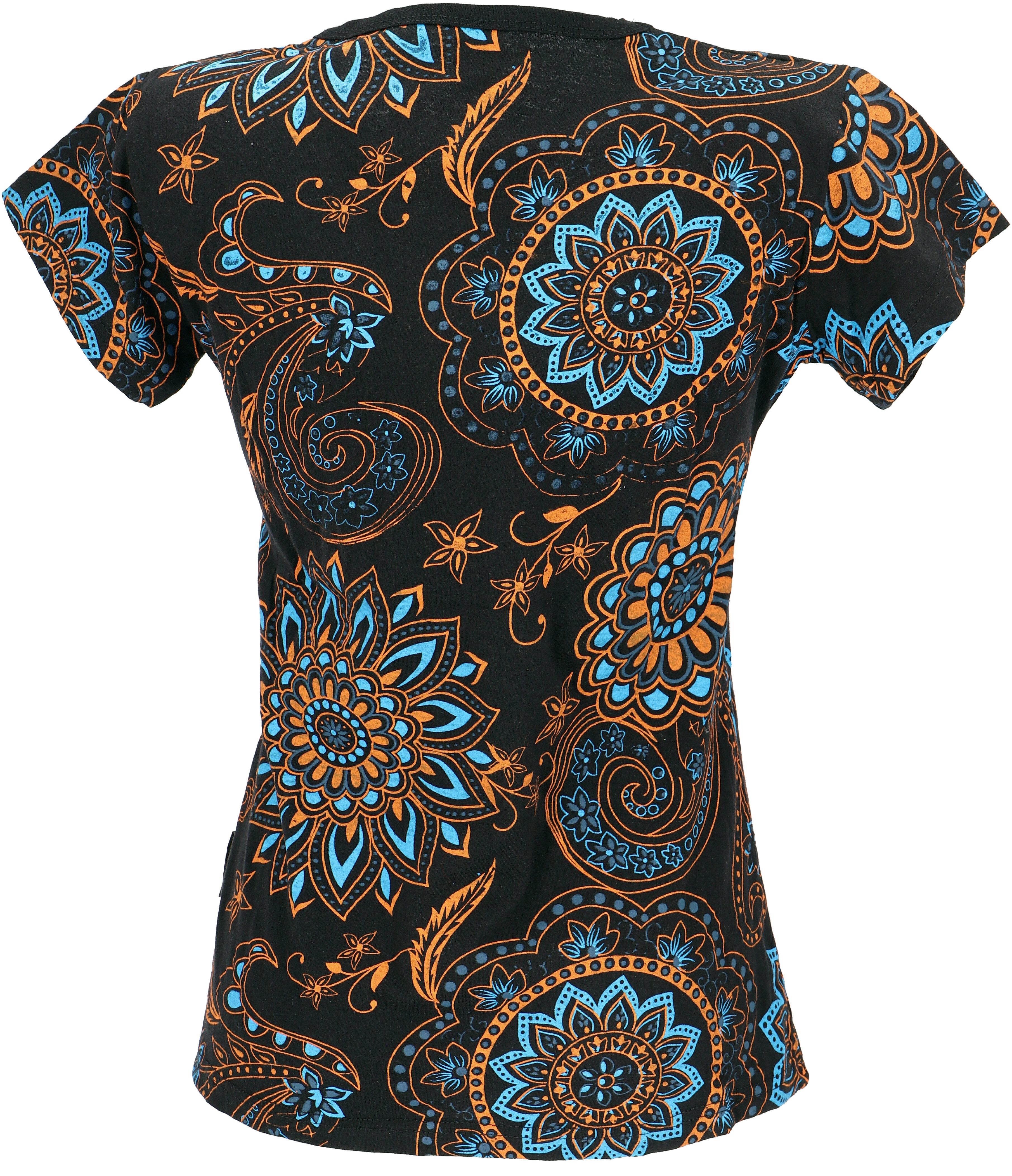 Guru-Shop T-Shirt Boho T-Shirt mit Mandaladruck, bedrucktes.. Festival, Eth günstig online kaufen
