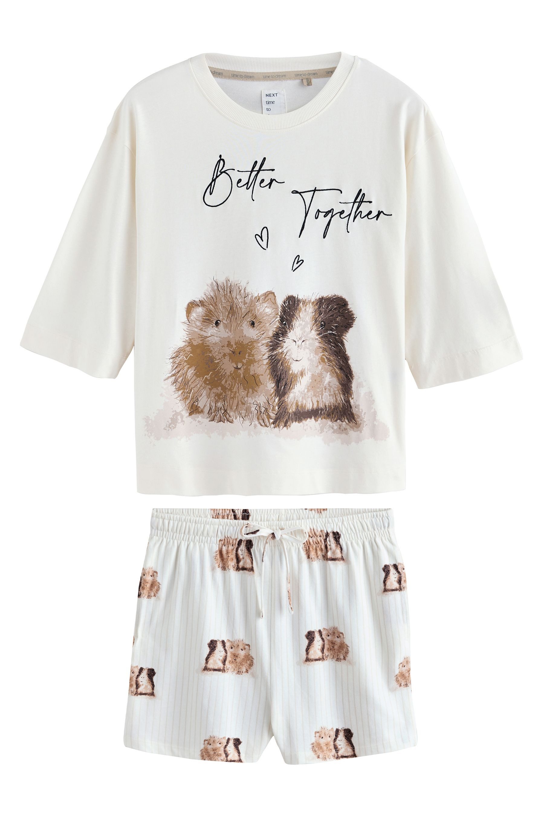 Next Pyjama Kurzer Pyjama, Set (2 tlg)