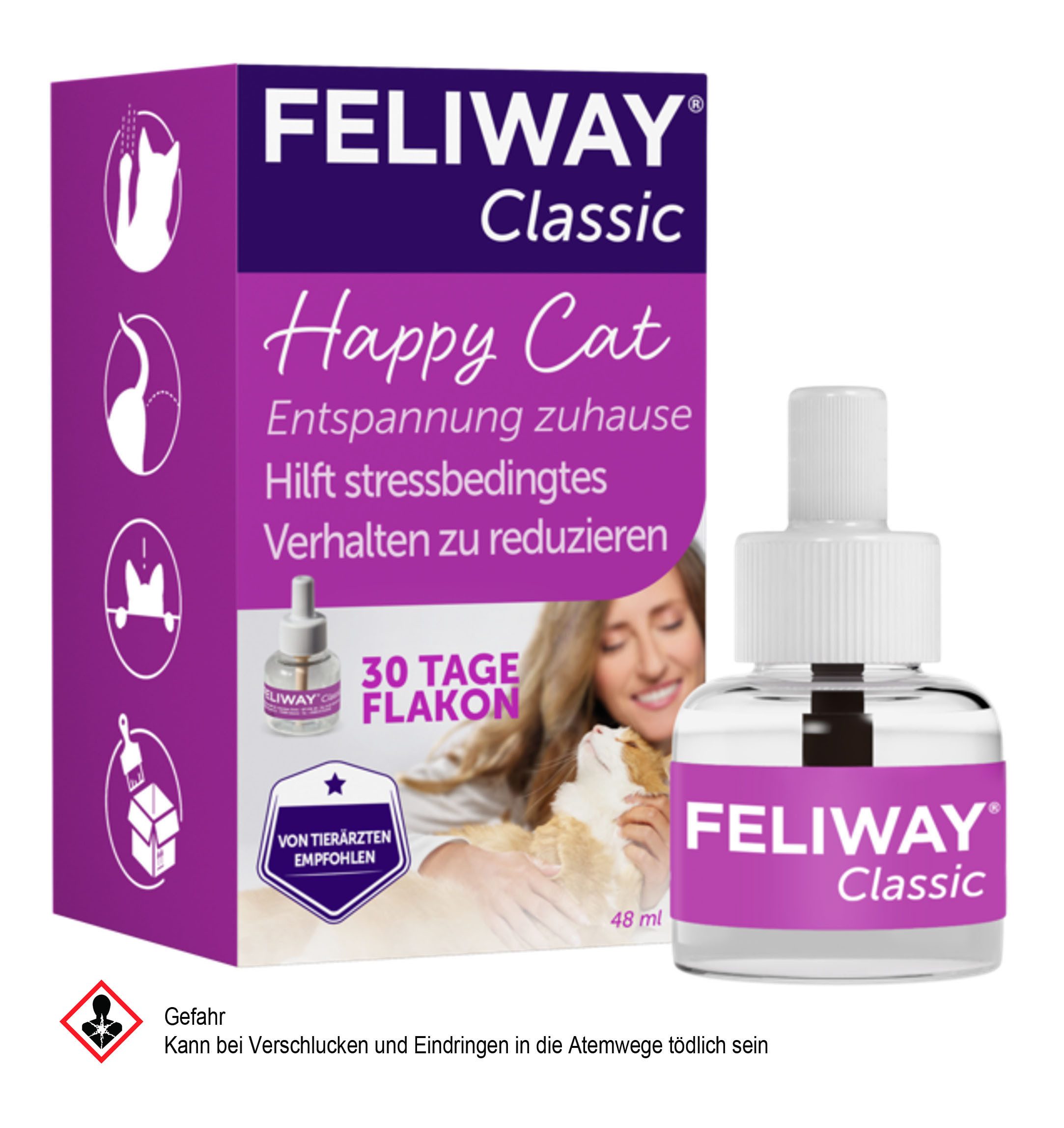 Katzenstreu FELIWAY® Classic Nachfüllflakon 48ml