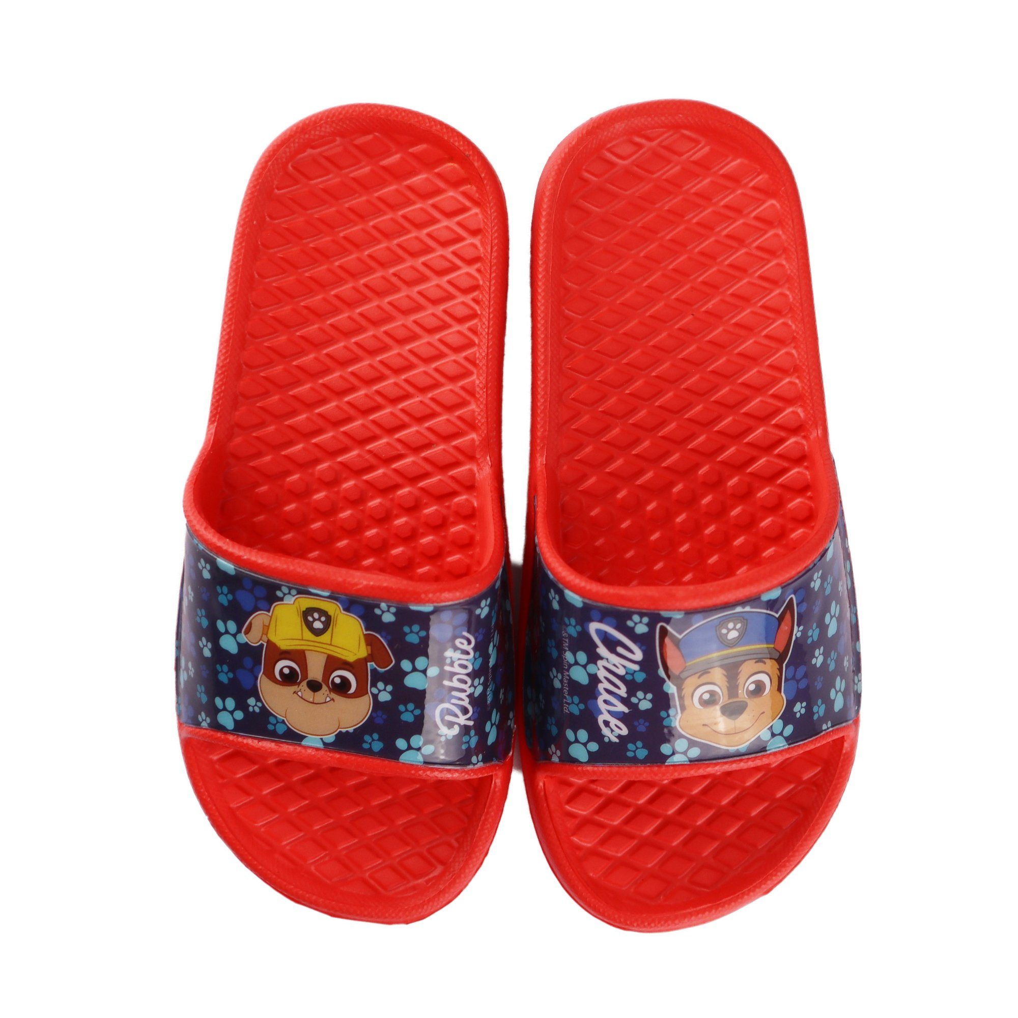 PAW PATROL Paw Patrol Chase Rubble Kinder Sandalen in Rot Sandale Gr. 25 bis 32