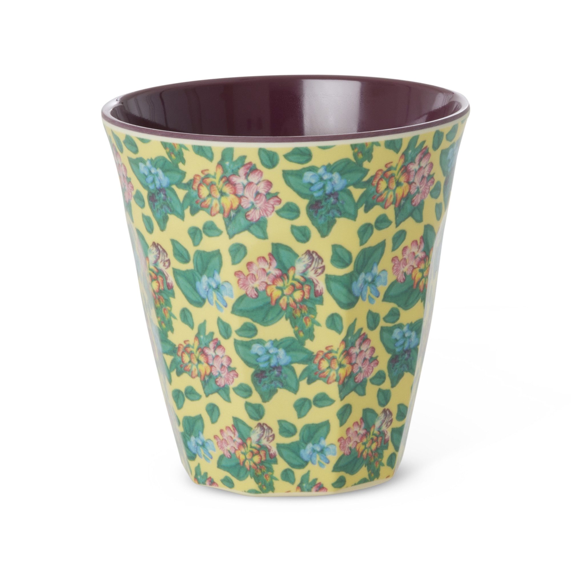 RICE A/S Becher Rice Melaminbecher Blumen Emma's Print Medium