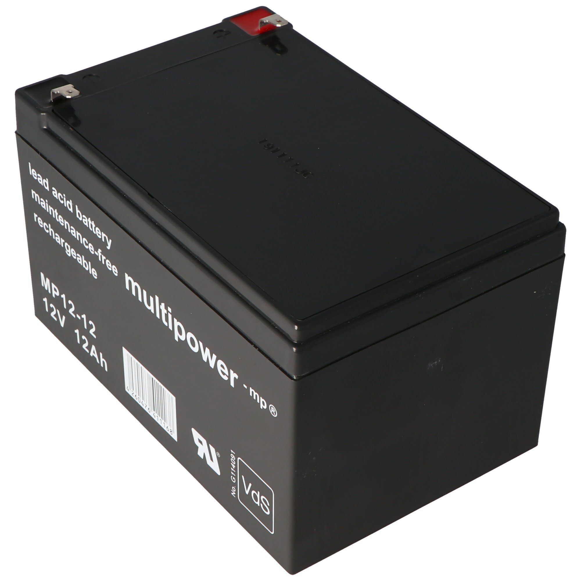 Multipower MP12-12 Blei Akku 12 Volt 12Ah Akku