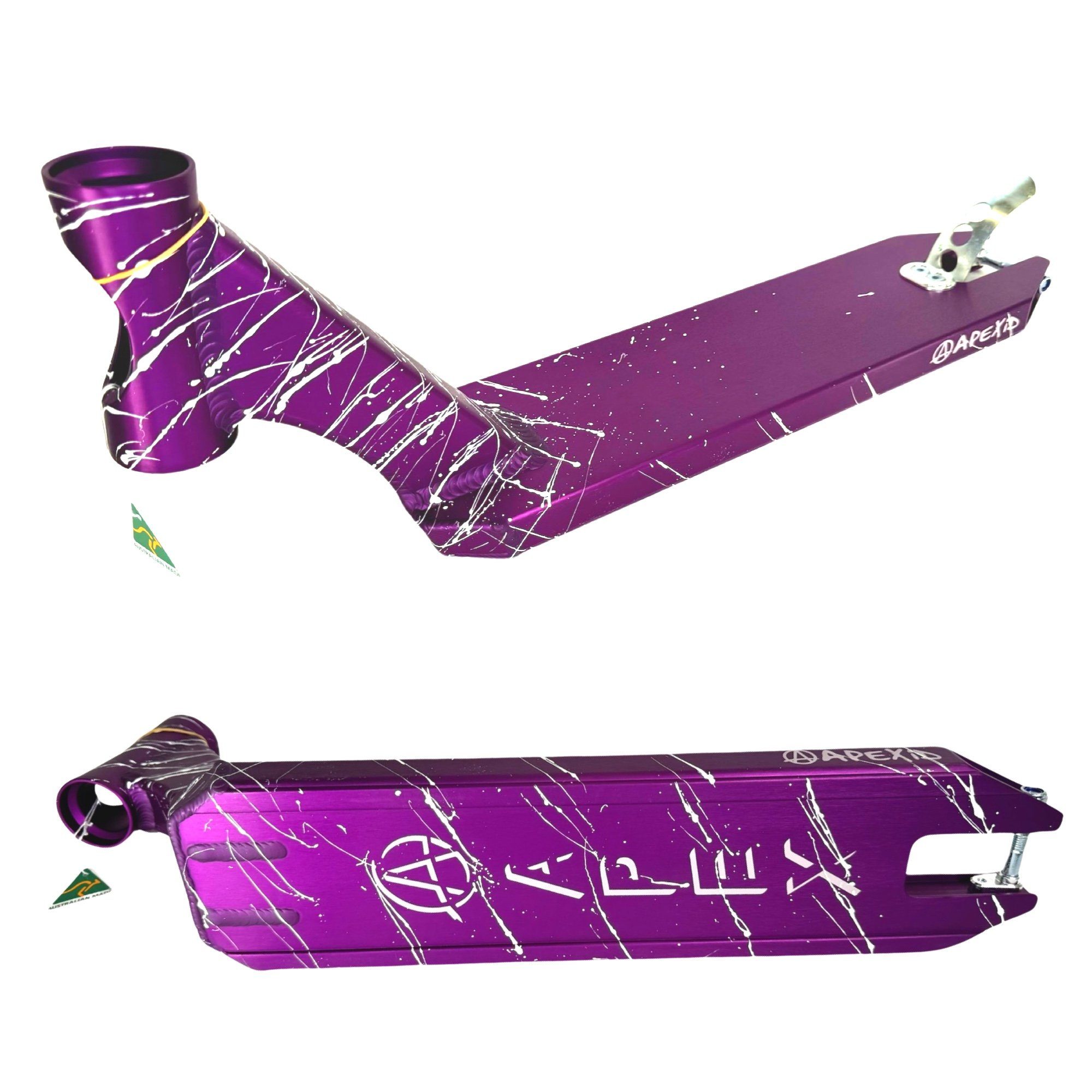 Splatter (45cm) Mini Purple Stuntscooter Apex Deck 540 Special Pro Stunt-Scooter Apex