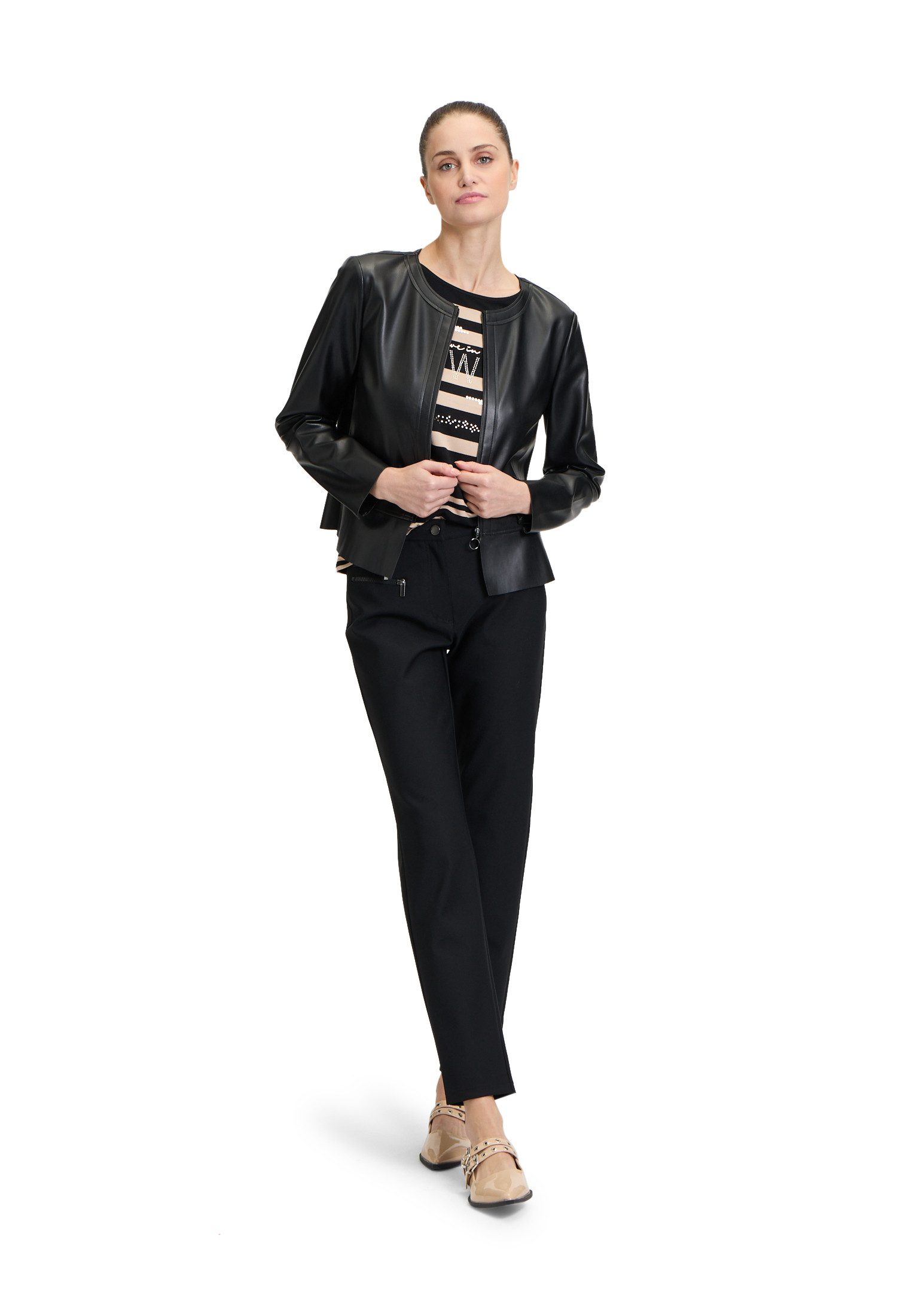 Jackenblazer Betty Barclay Kurzblazer mit Reißverschluss
