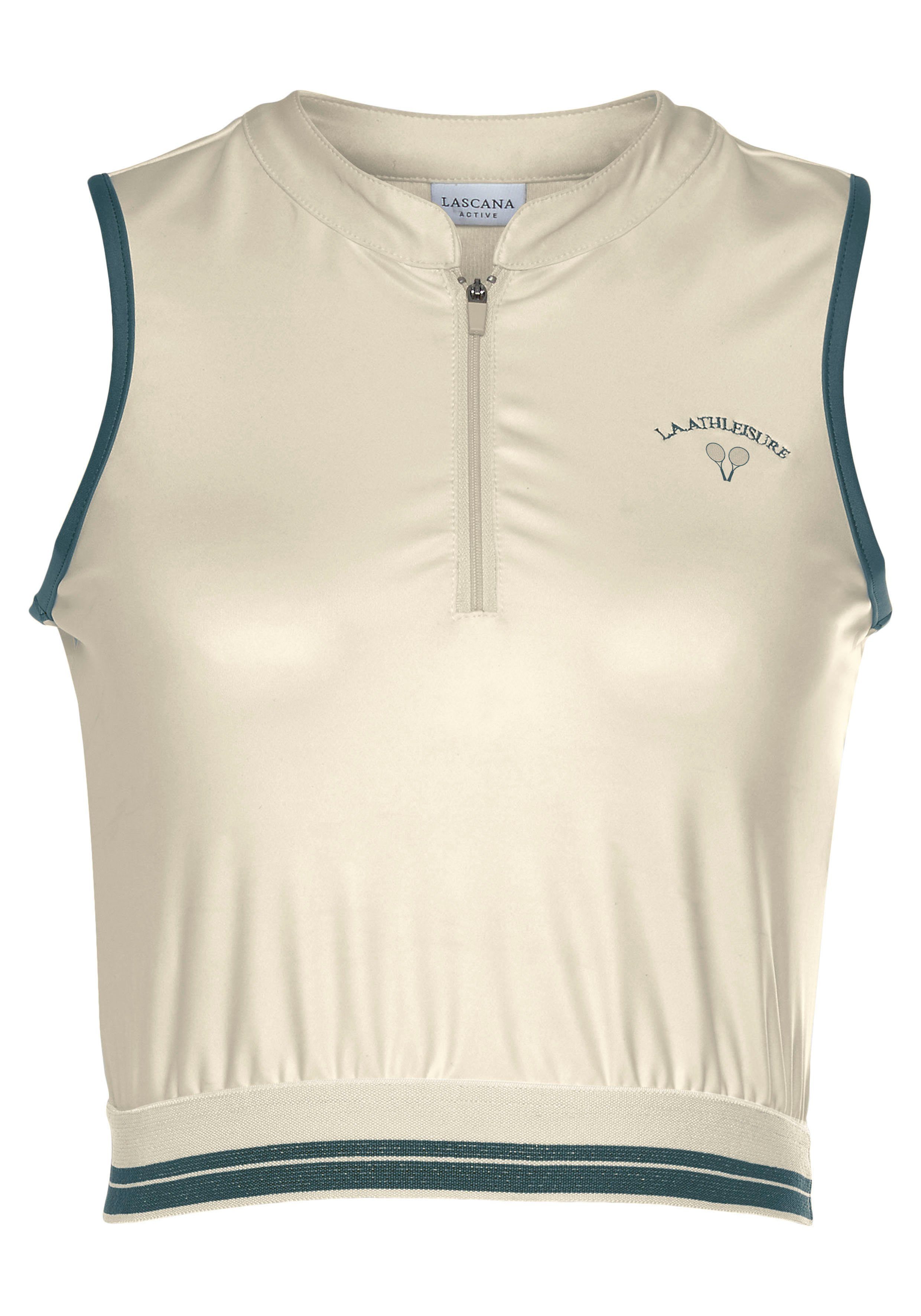 LASCANA ACTIVE Crop-Top Tennis Sporttop mit günstig online kaufen