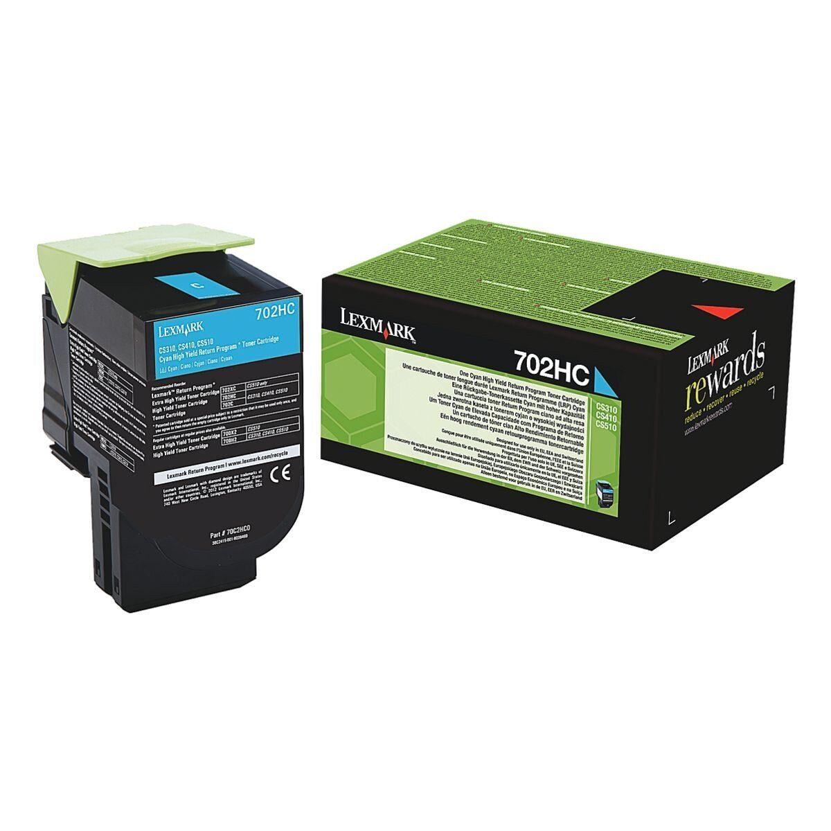 Lexmark Tonerpatrone 70C2HC0 cyan