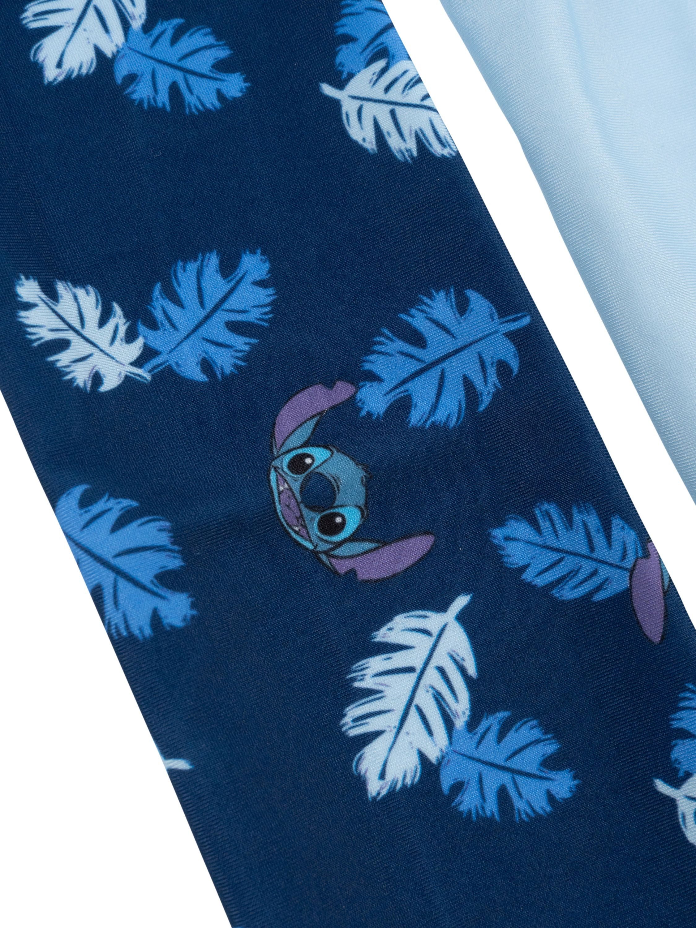 United Labels® Badeanzug Lilo & Stitch Schwimmset UV-Schutz 30 Badeanzug langarm Shirt Hose – Bild 5 von 5