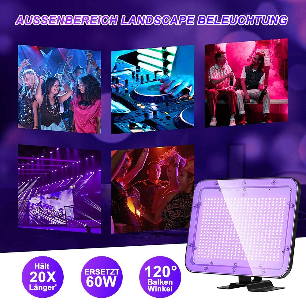 MUPOO LED Flutlichtstrahler LED Schwarzlicht für günstig online kaufen