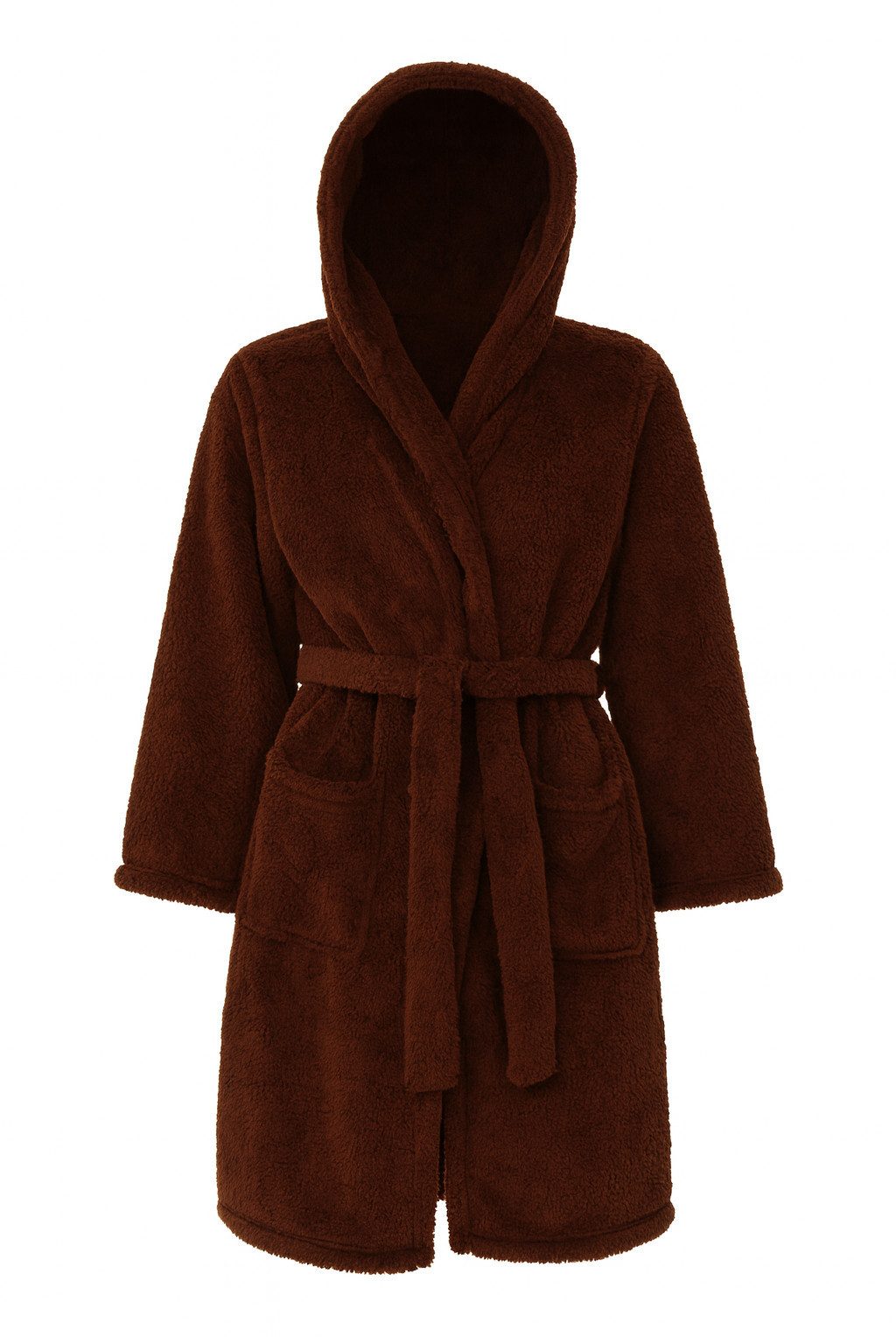 Bongual Herrenbademantel Saunamantel Flausch Morgenmantel, Kapuze, günstig online kaufen