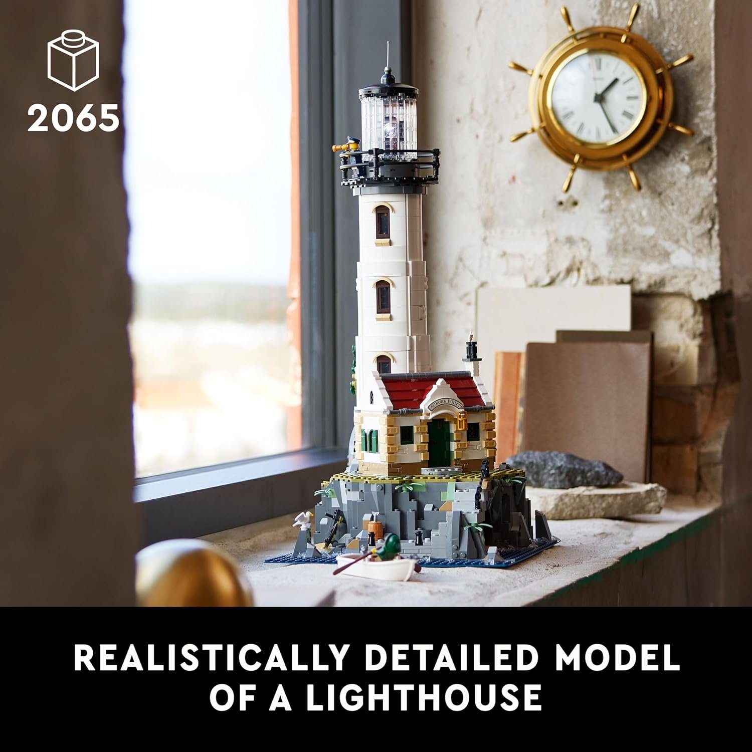 LEGO® Ideas - Der mo­to­ri­sier­te Leucht­turm (21335) Konstruktions-Spiels günstig online kaufen