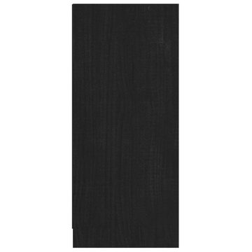 möbelando Regalwürfel 3012758, LxBxH: 70x33x76 cm, aus Kiefer-Massivholz in Schwarz