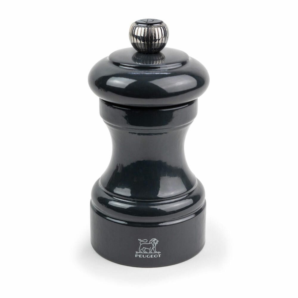 PEUGEOT Pfeffermühle BISTRO 10cm Schiefergrau Buchenholz Lackiert Manuell Manuell
