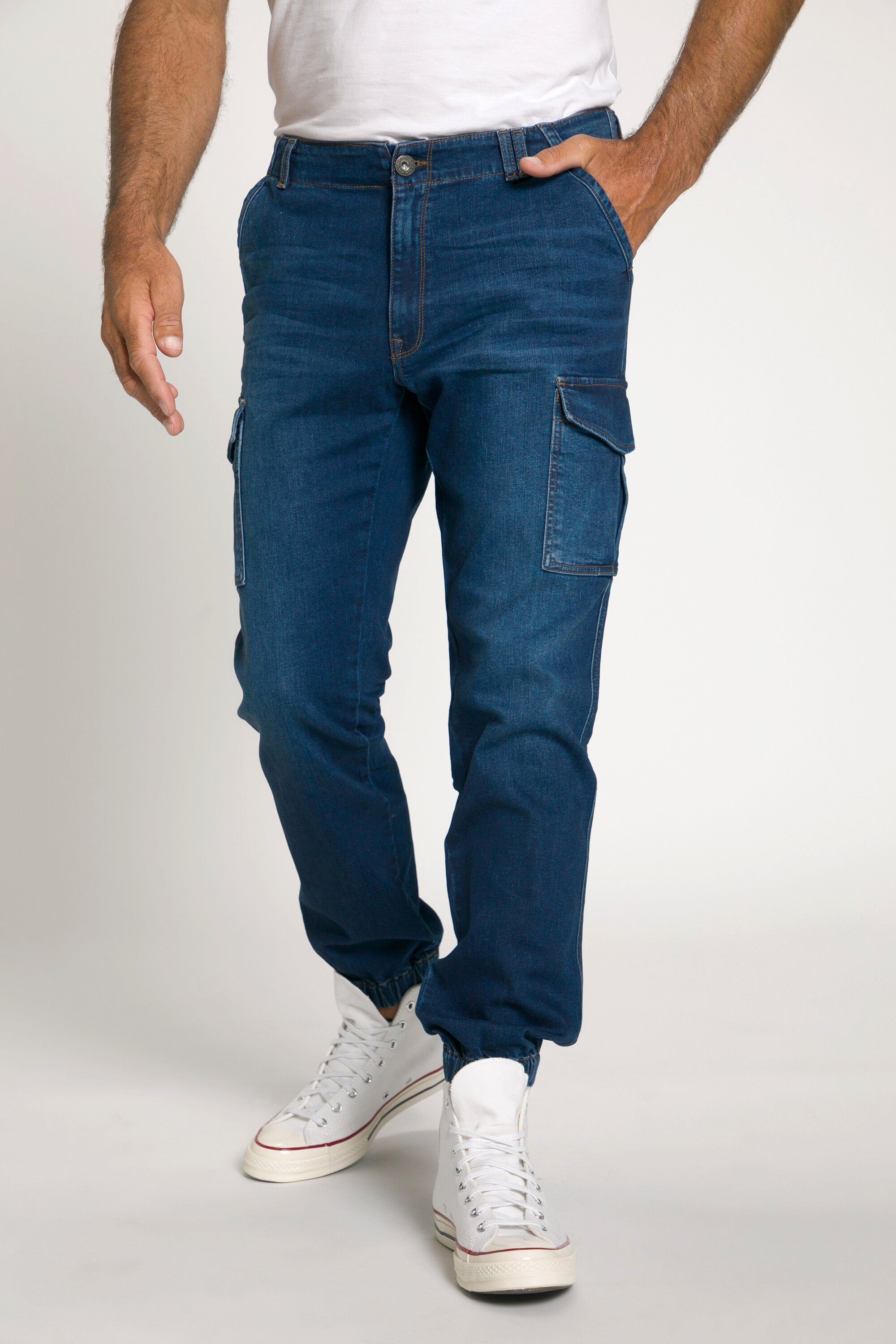 JP1880 5-Pocket-Jeans Cargo-Jeans FLEXNAMIC® Denim 5-Pocket dark blue denim
