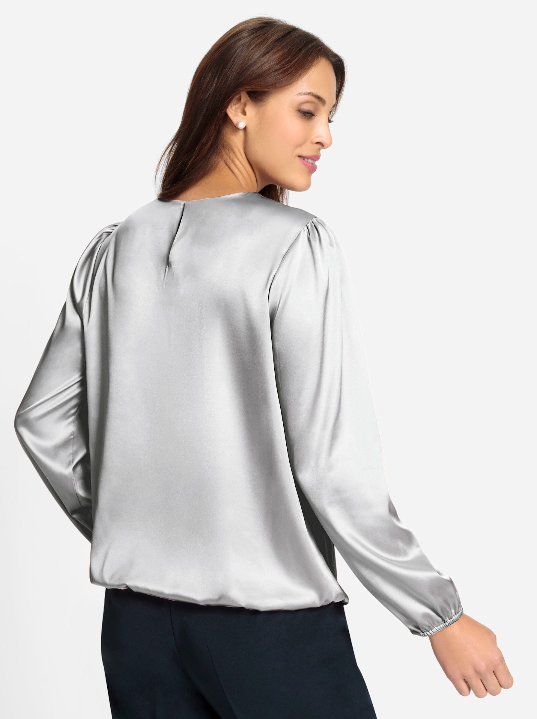 Witt Klassische Bluse Satinbluse . günstig online kaufen