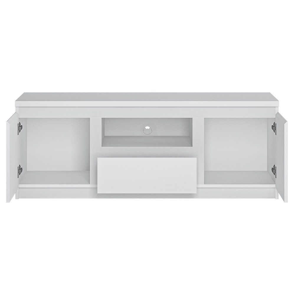 Lomadox Lowboard FORTALEZA-129, in weiß, 135,4cm günstig online kaufen