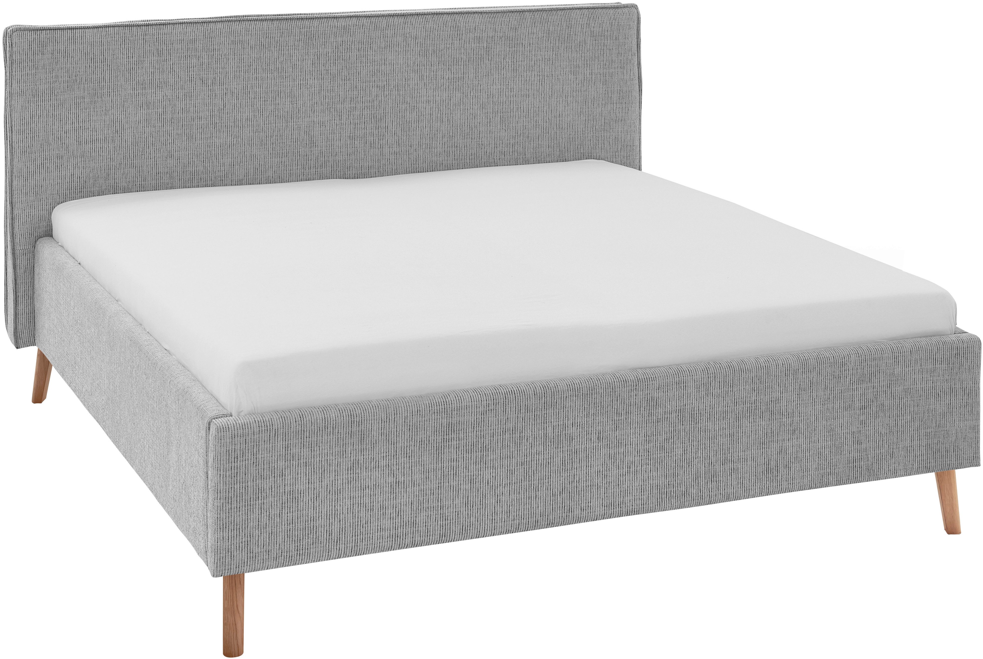 meise.möbel Polsterbett "Matera" in Breitcord, mit schwarzem Metallfuß, wah günstig online kaufen