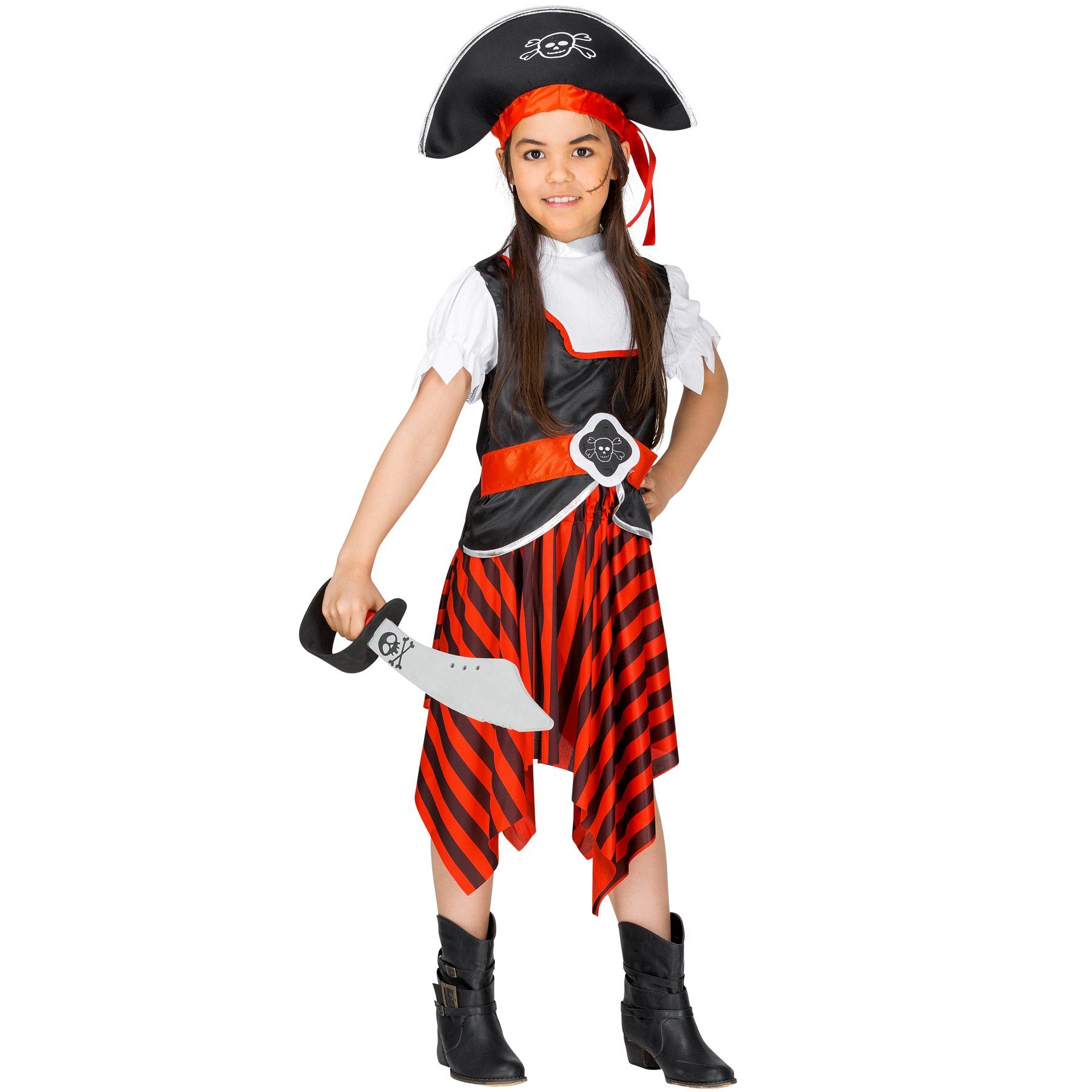 dressforfun Piraten-Kostüm Mädchenkostüm Merle Säbelrost