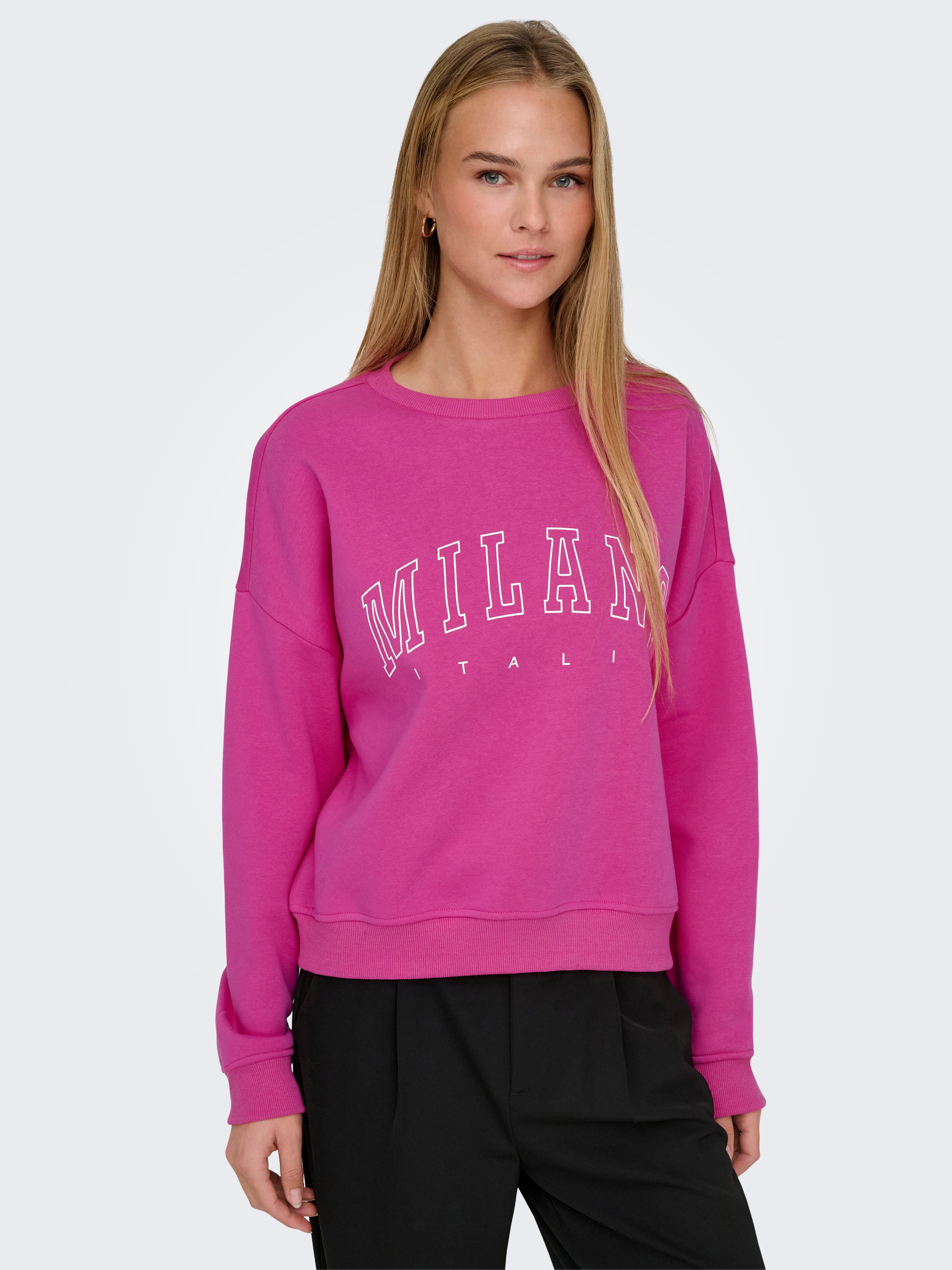 ONLY Sweatshirt ONLSWEAT L/S CREW OVERSIZE günstig online kaufen