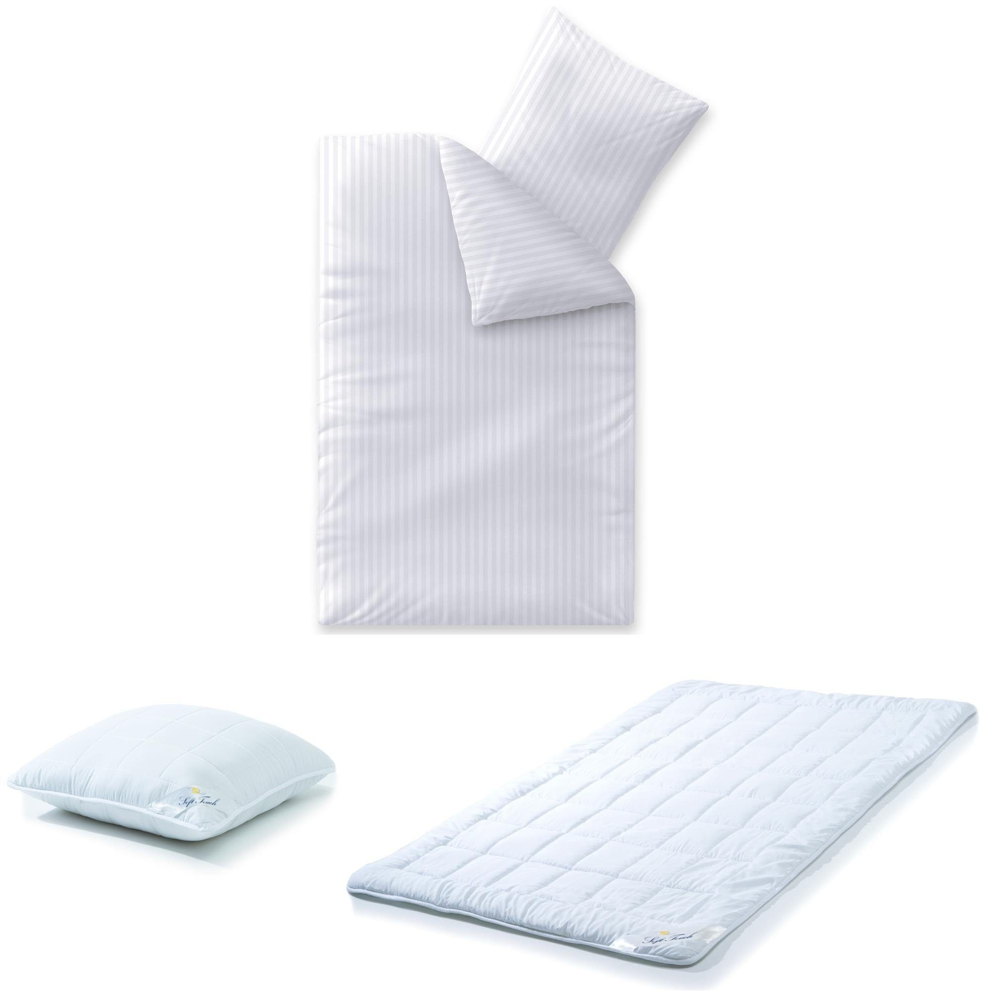 aqua-textil Bettwäsche Nele Garnitur mit Decke günstig online kaufen