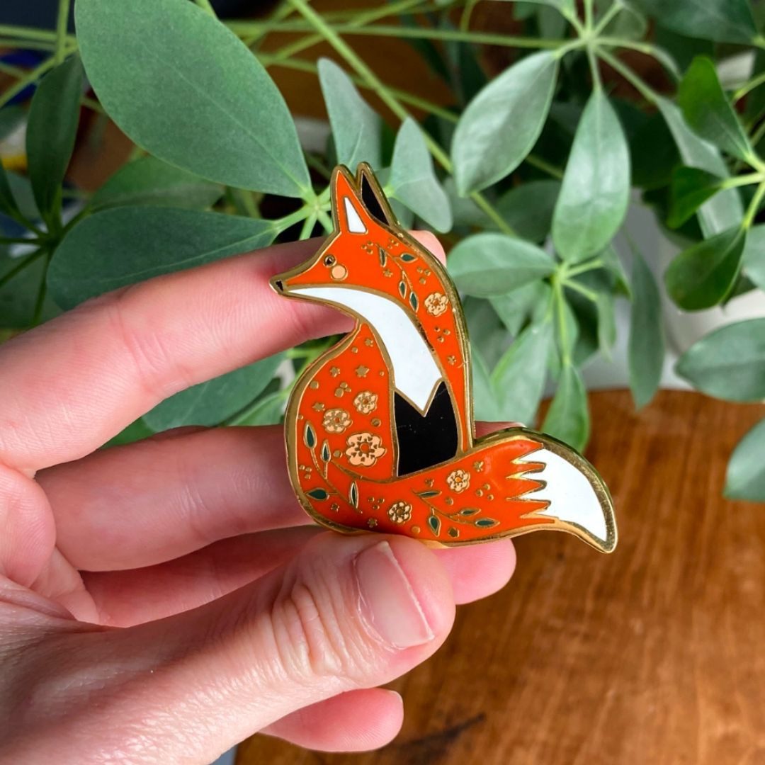 suebidou Brosche Wunderschöne Anstecknadel für Positivität Superpower Pins, Pin mit 2 Verschlüssen