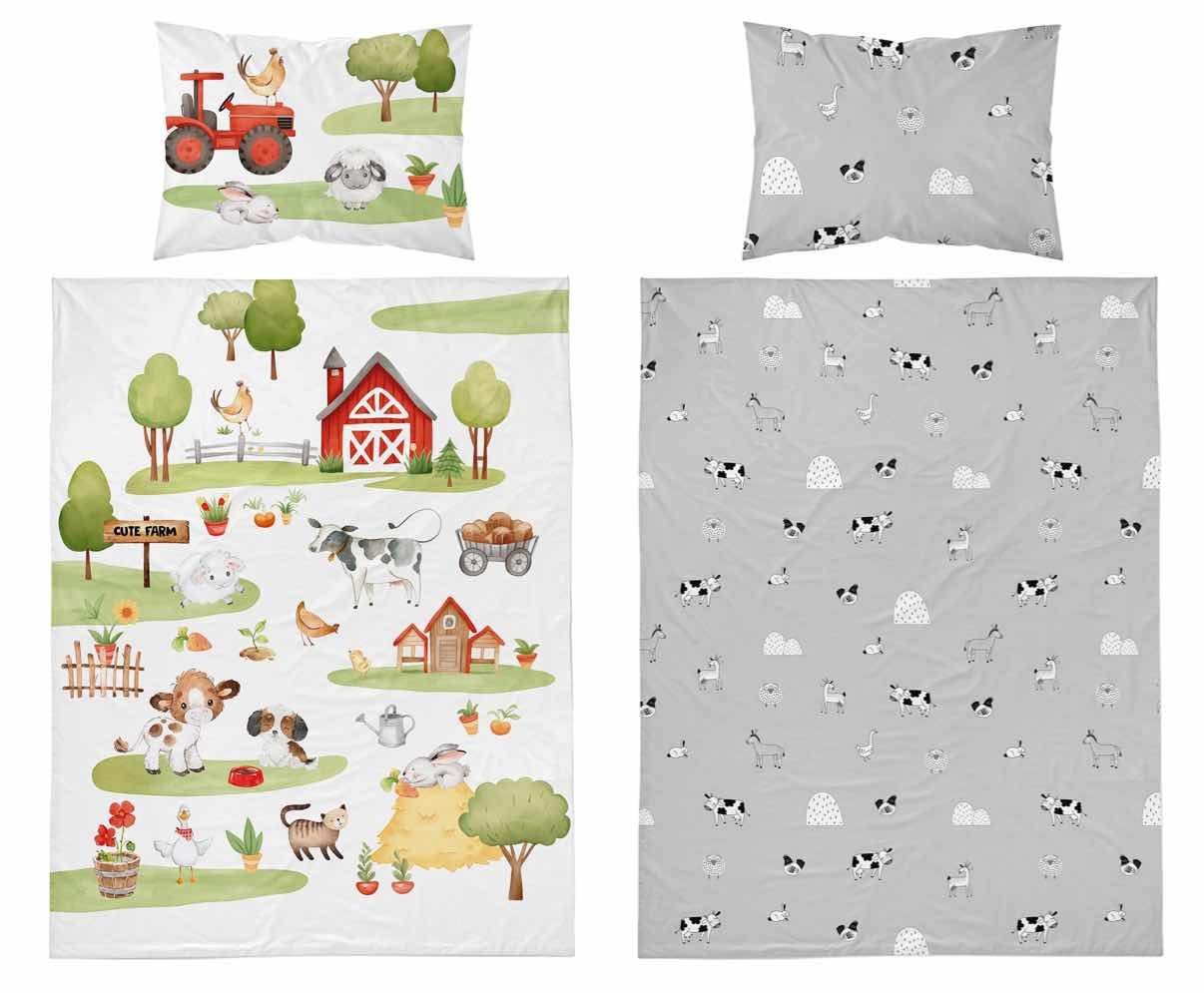 Häßler Homefashion Babybettwäsche Wendebettwäsche kleine Farm günstig online kaufen